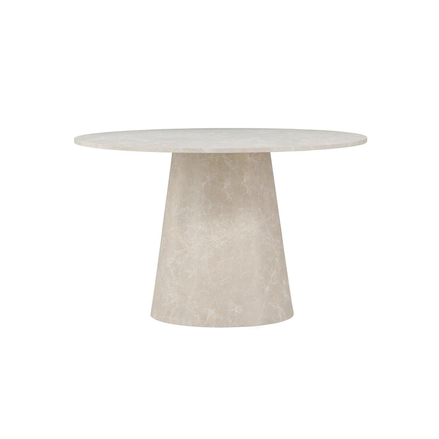 Esstisch Lanzo Ø120cm - Beige Marmor Optik7340220833099Esstisch Rund