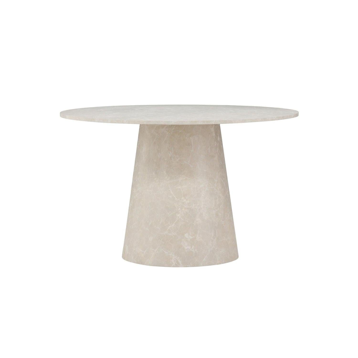 Esstisch Lanzo Ø120cm - Beige Marmor Optik7340220833099Esstisch Rund