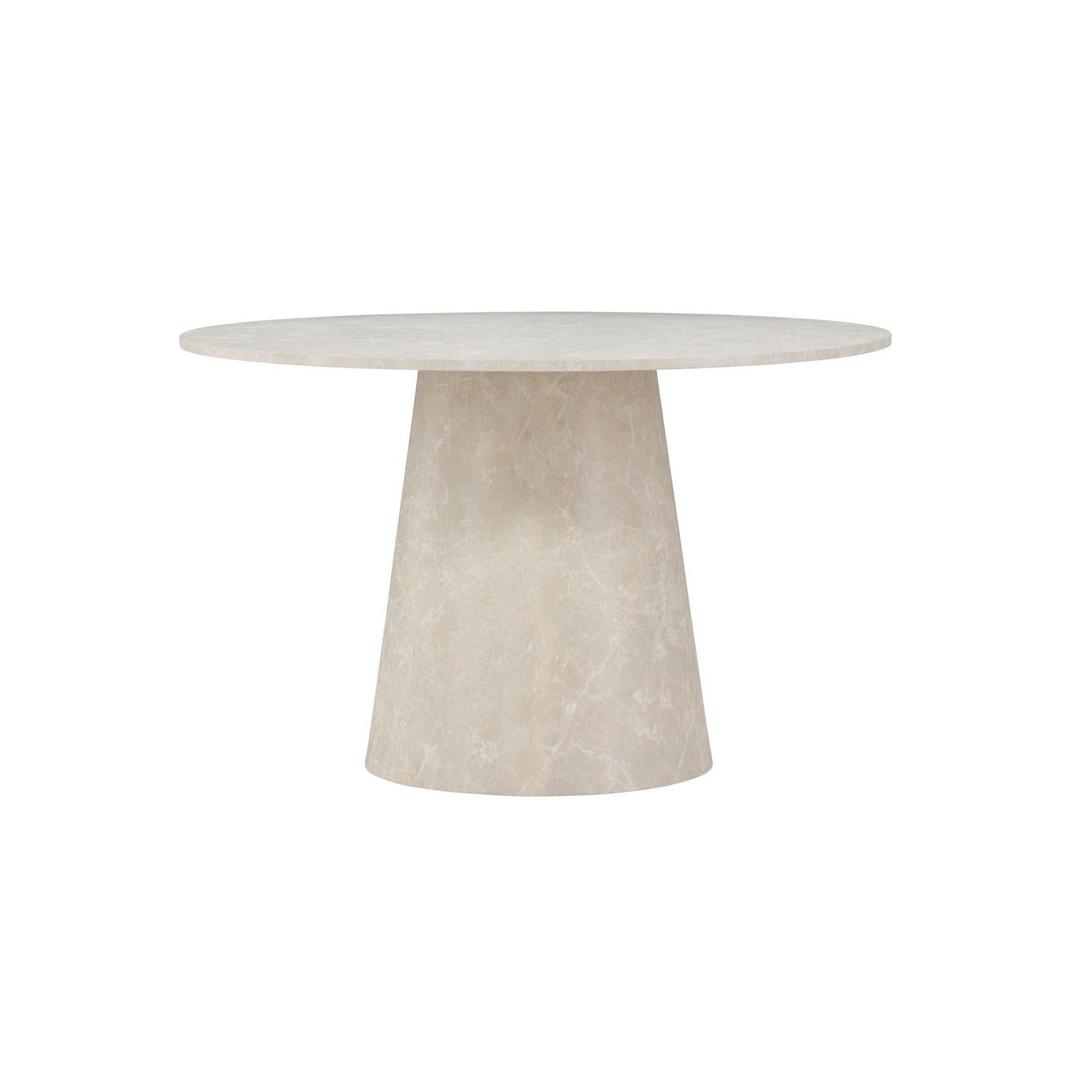 Esstisch Lanzo Ø120cm - Beige Marmor Optik7340220833099Esstisch Rund