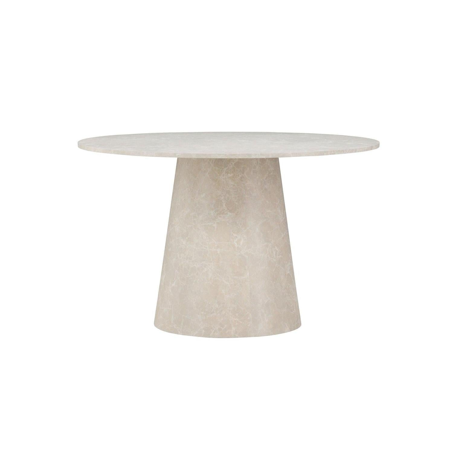 Esstisch Lanzo Ø120cm - Beige Marmor Optik7340220833099Esstisch Rund