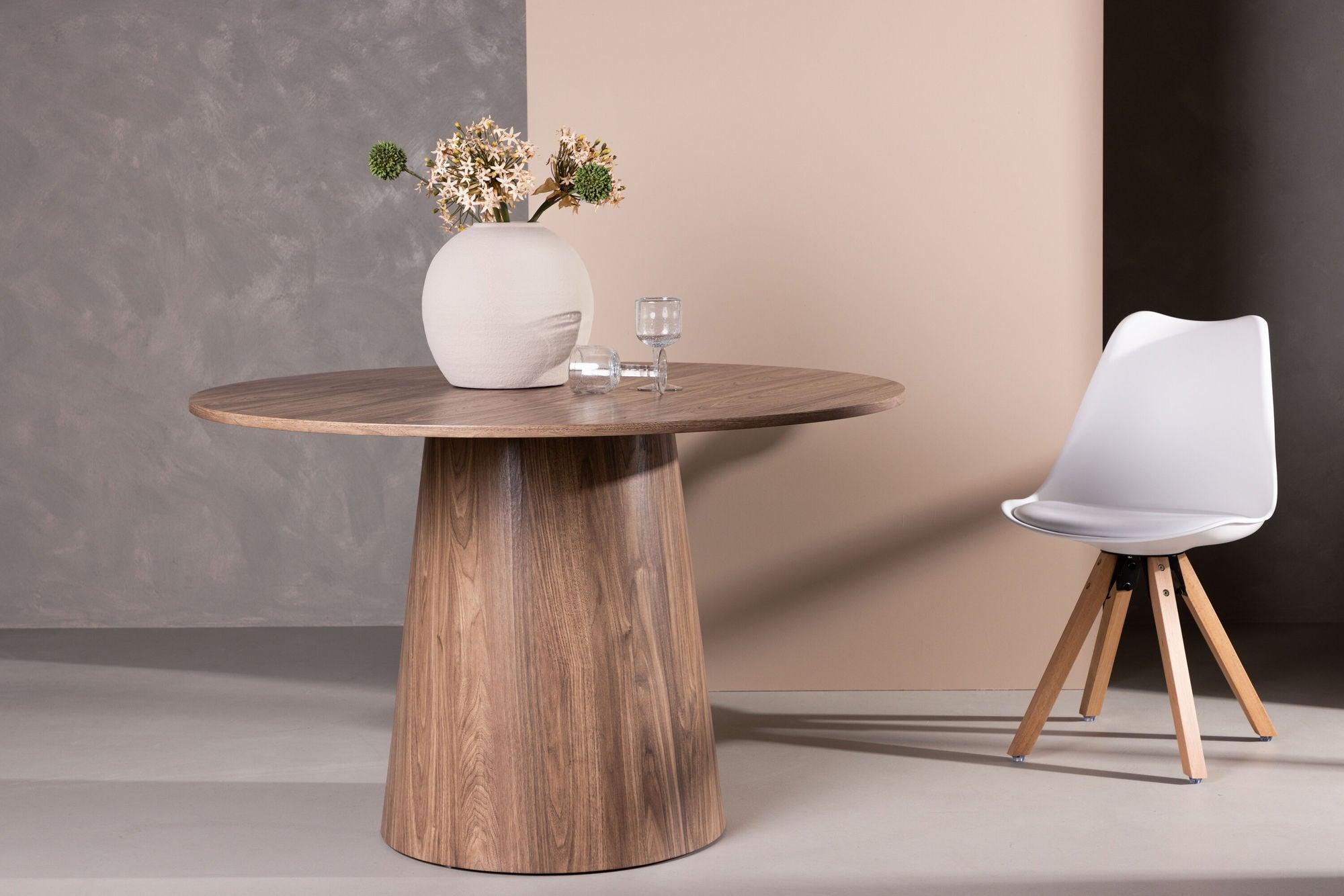 Esstisch Lanzo Ø120cm - Braun-Esstische Rund-Venture Home-le canapé