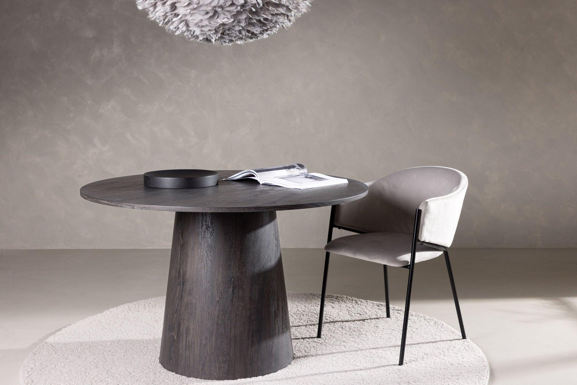 Esstisch Lanzo Ø120cm - Mokka-Esstisch Rund-Venture Home-le canapé