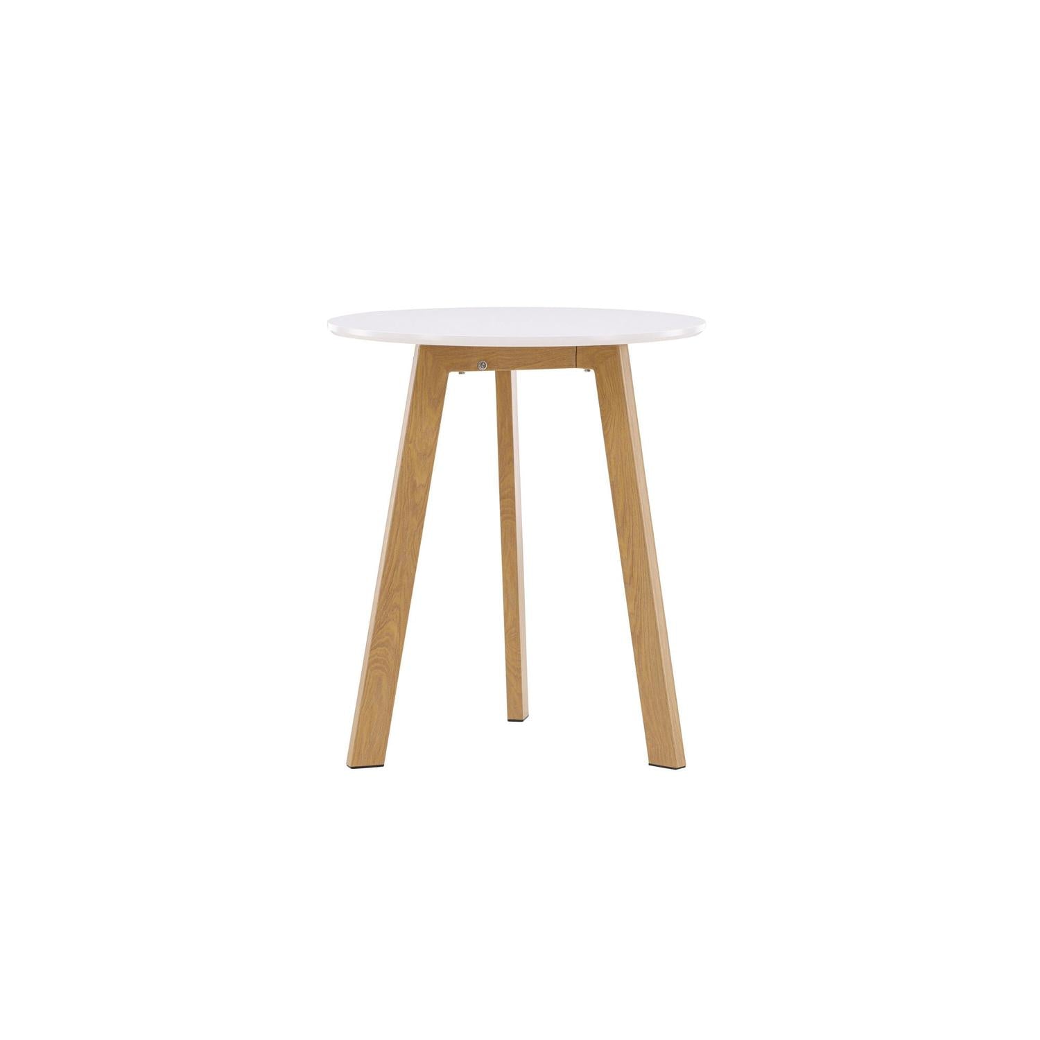 Esstisch Leonora Ø65cm - Weiß-Esstisch Rund-Venture Home-le canapé