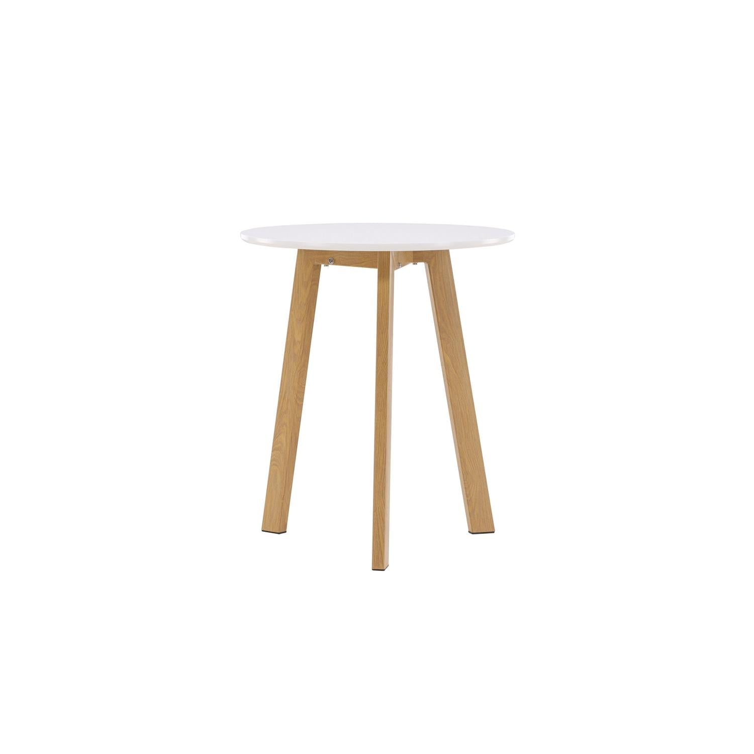 Esstisch Leonora Ø65cm - Weiß-Esstische Rund-Venture Home-le canapé
