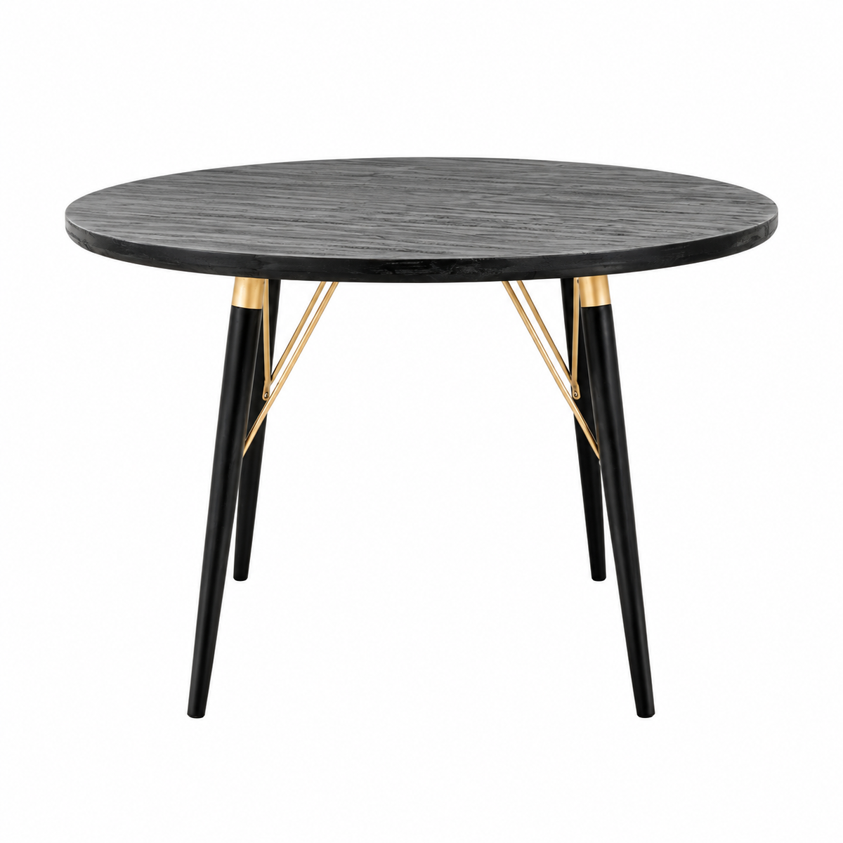 Esstisch LUVUA Ø120cm aus Holz- Schwarz-Esstische Rund-Nordal A/S-le canapé