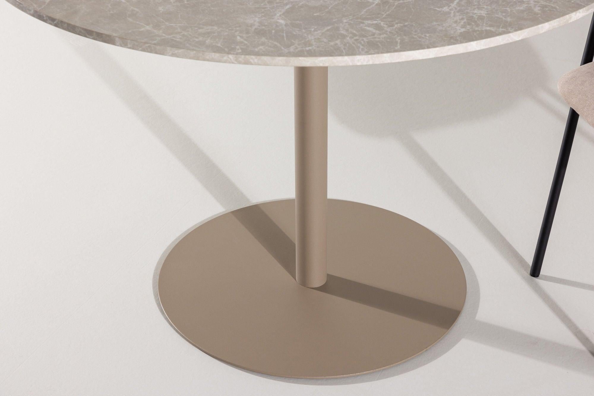 Esstisch Lycke Ø110cm - Marmoroptik-Esstisch Rund-Venture Home-le canapé