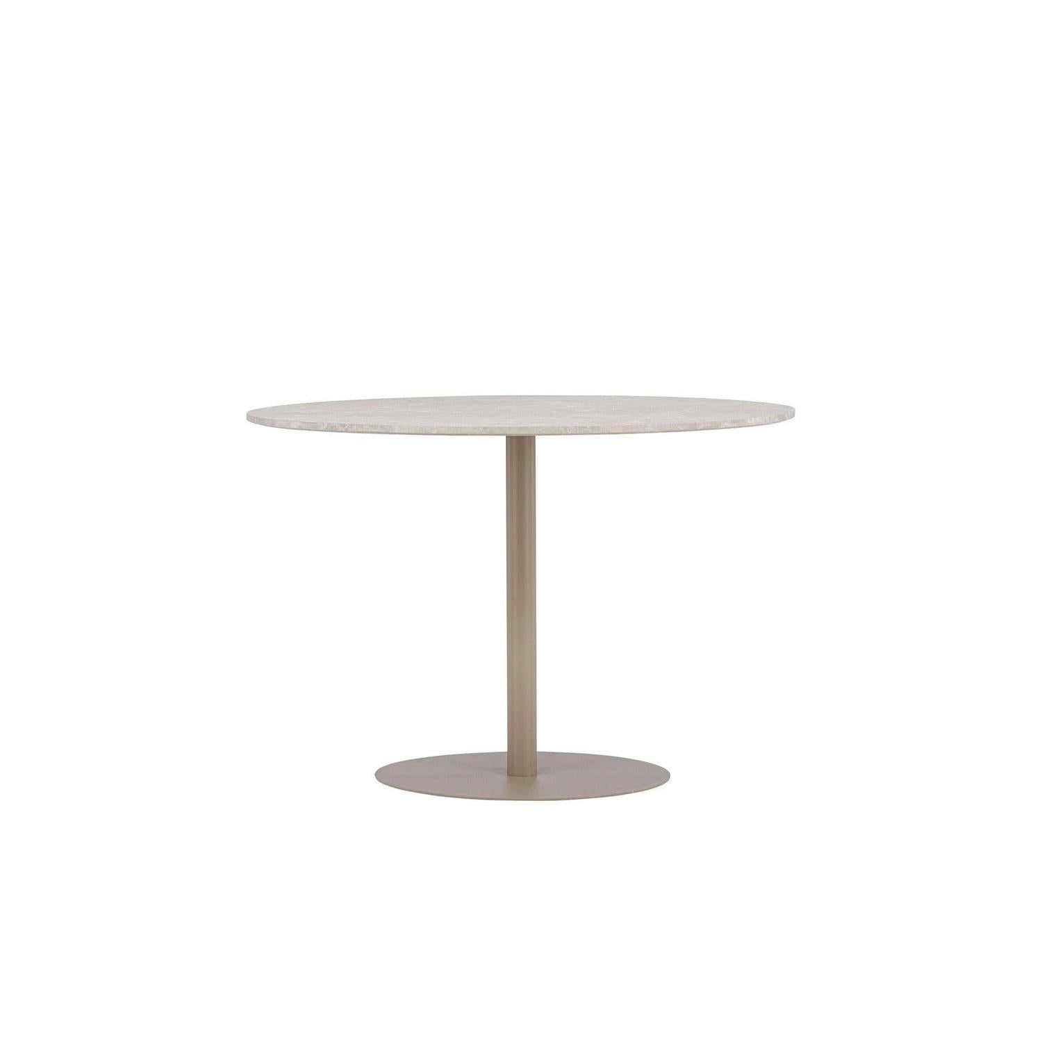 Esstisch Lycke Ø110cm - Marmoroptik-Esstische Rund-Venture Home-le canapé