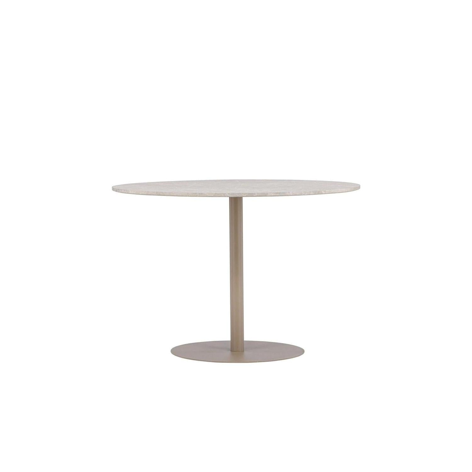 Esstisch Lycke Ø110cm - Marmoroptik-Esstische Rund-Venture Home-le canapé