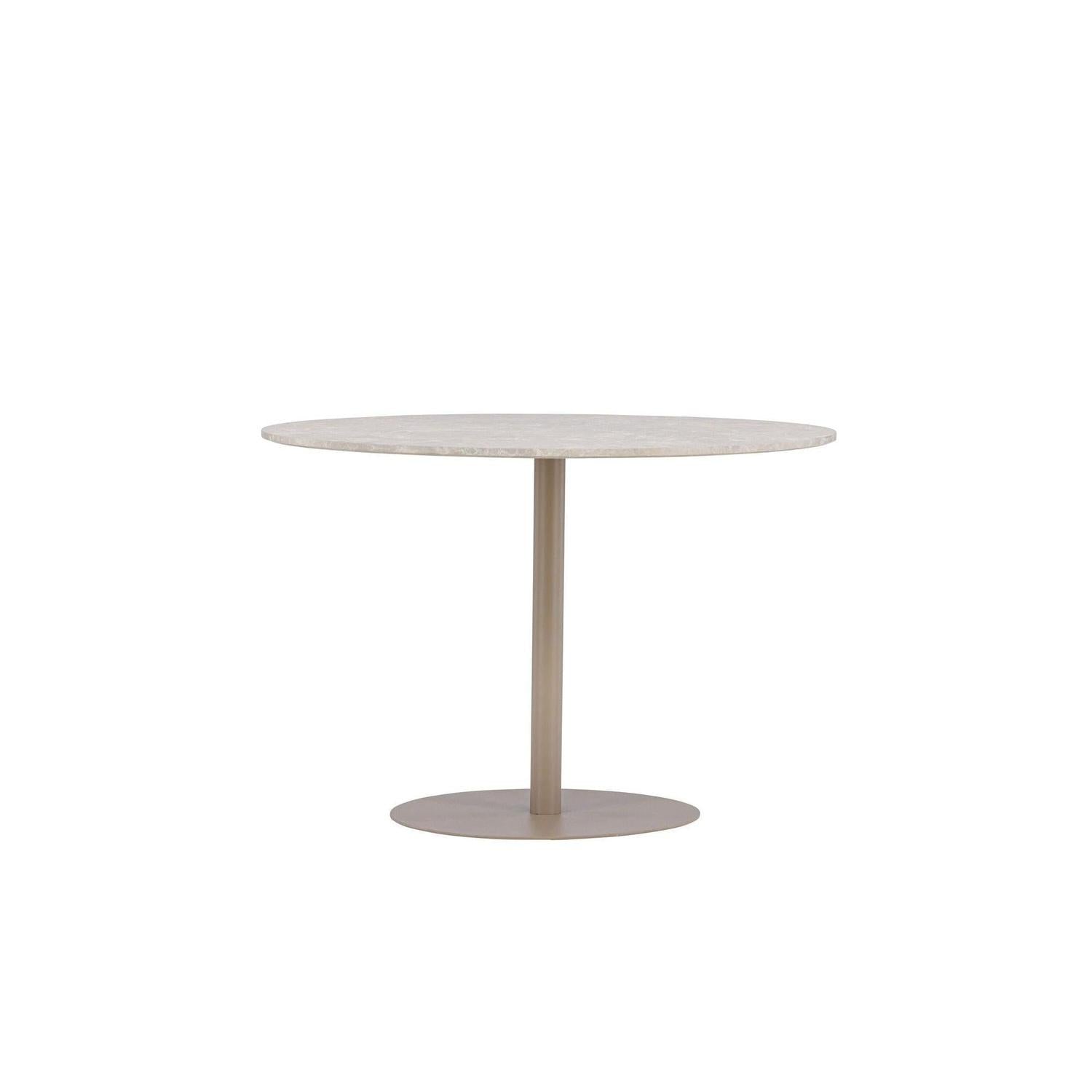 Esstisch Lycke Ø110cm - Marmoroptik-Esstische Rund-Venture Home-le canapé