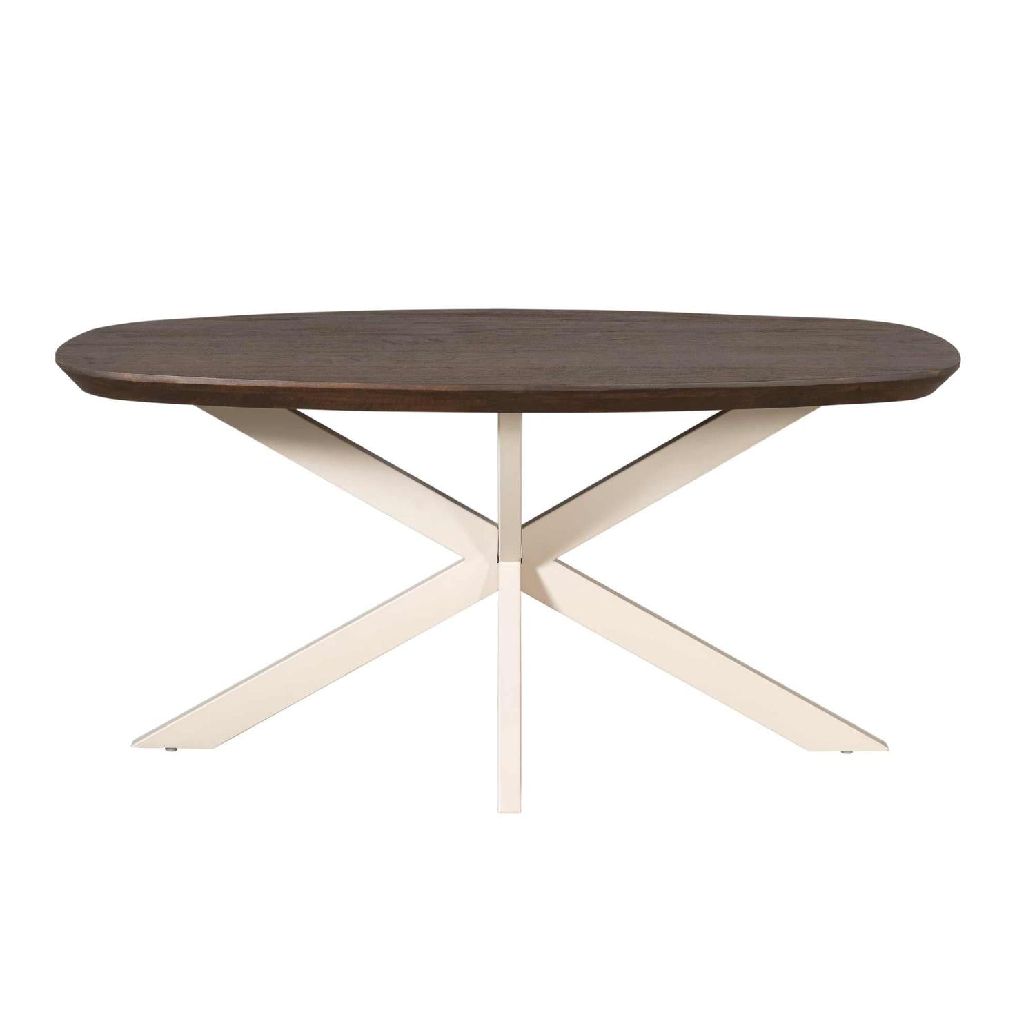 Esstisch Madison aus Mangoholz 160cm - Dunkelbraun-Esstische Oval-Starfurn-le canapé