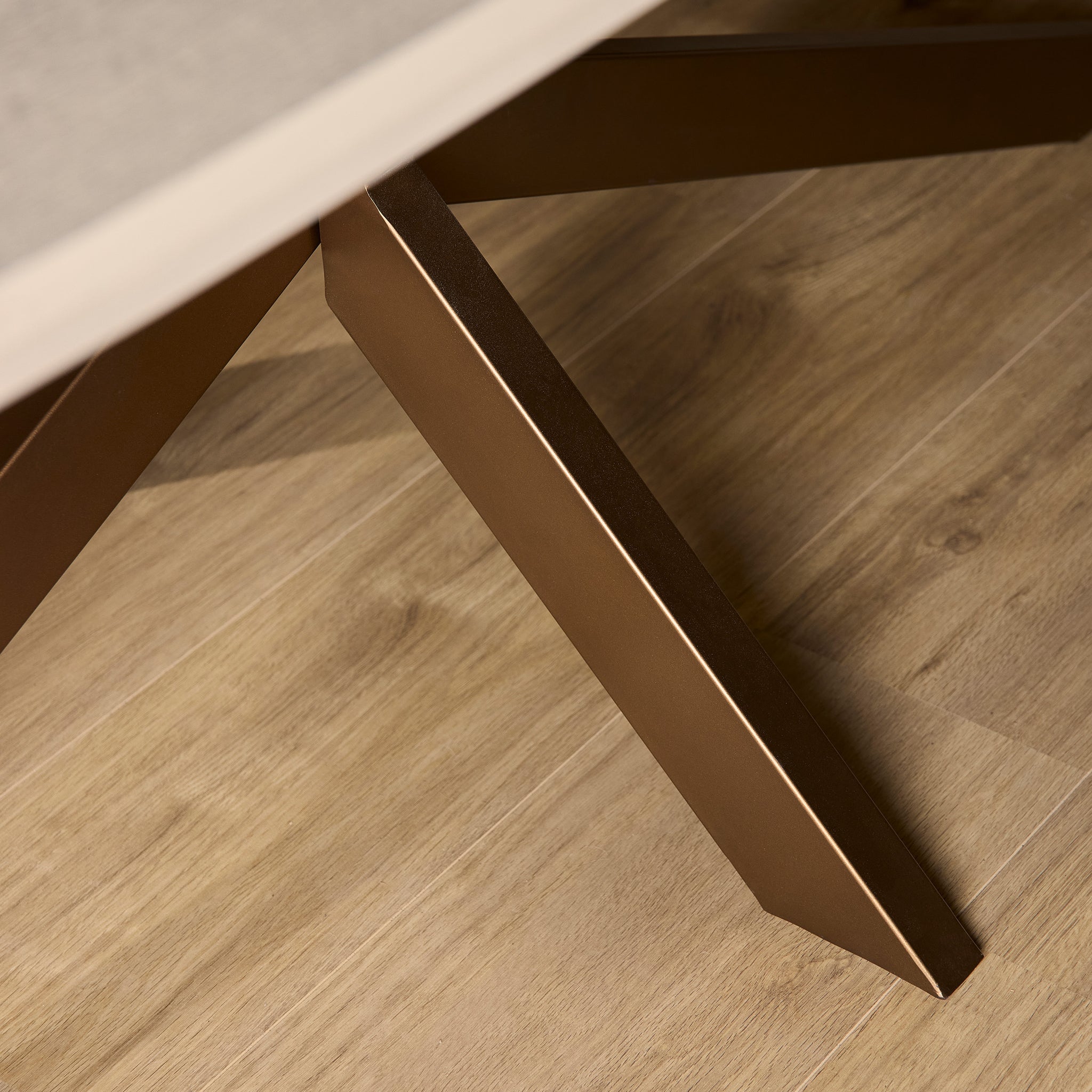 Esstisch Madison aus Mangoholz 160cm - Sandbraun-Esstische Oval-Starfurn-le canapé