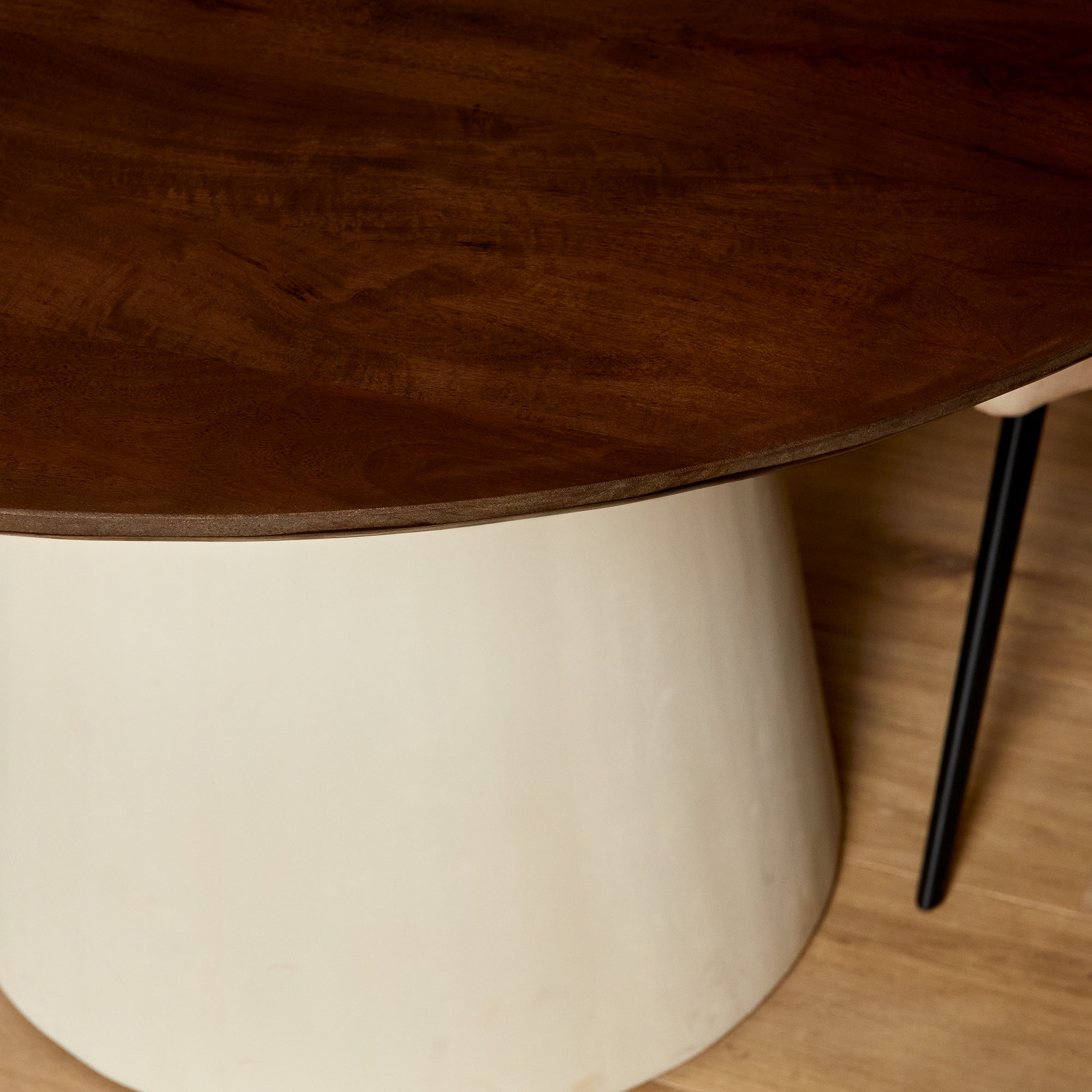 Esstisch Madison aus Mangoholz Ø150cm - Dunkelbraun-Esstische Rund-Starfurn-le canapé