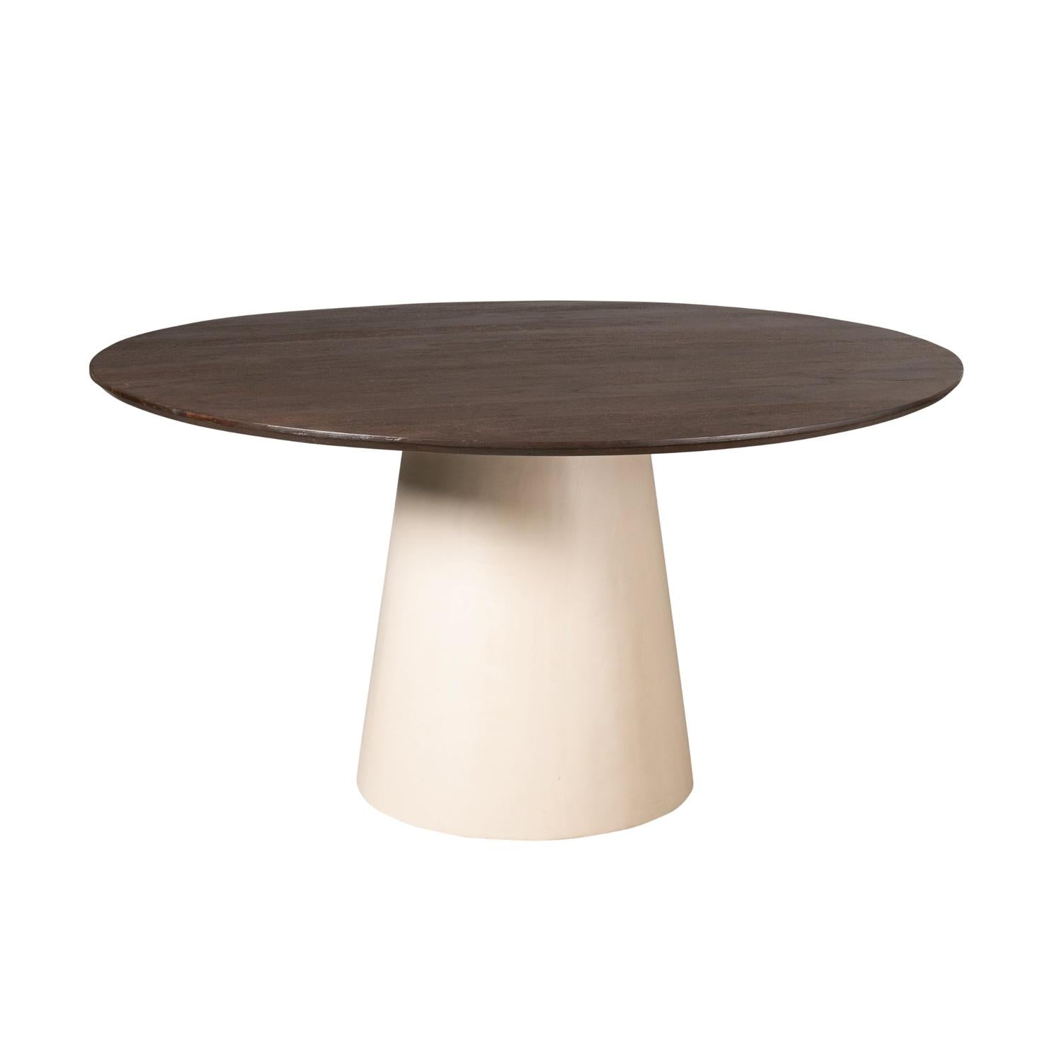 Esstisch Madison aus Mangoholz Ø150cm - Dunkelbraun-Esstische Rund-Starfurn-le canapé