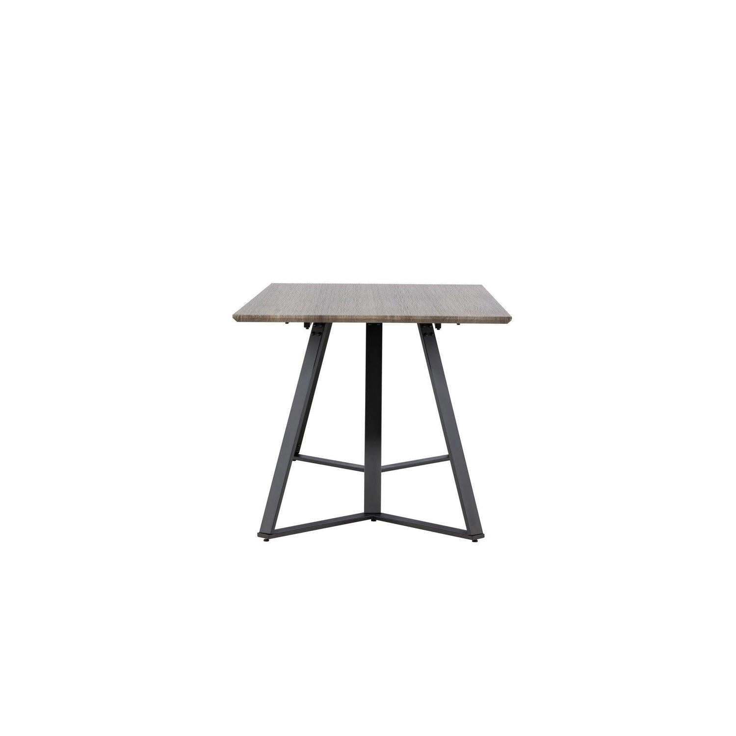 Esstisch Marina 180*90cm - Mokka/Schwarz-Esstisch Rechteckig-Venture Home-le canapé