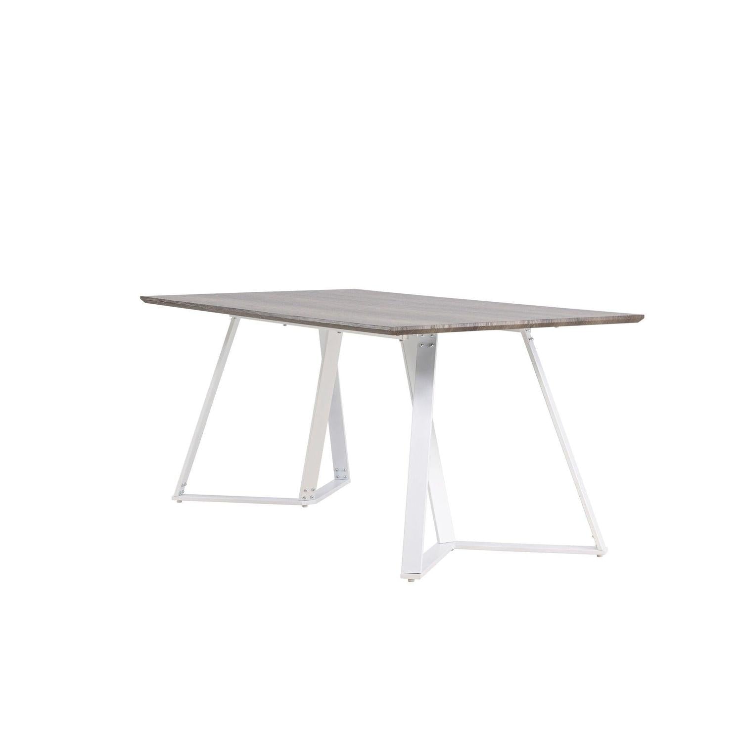 Esstisch Marina 180*90cm - Mokka/Weiß-Esstische Rechteckig-Venture Home-le canapé