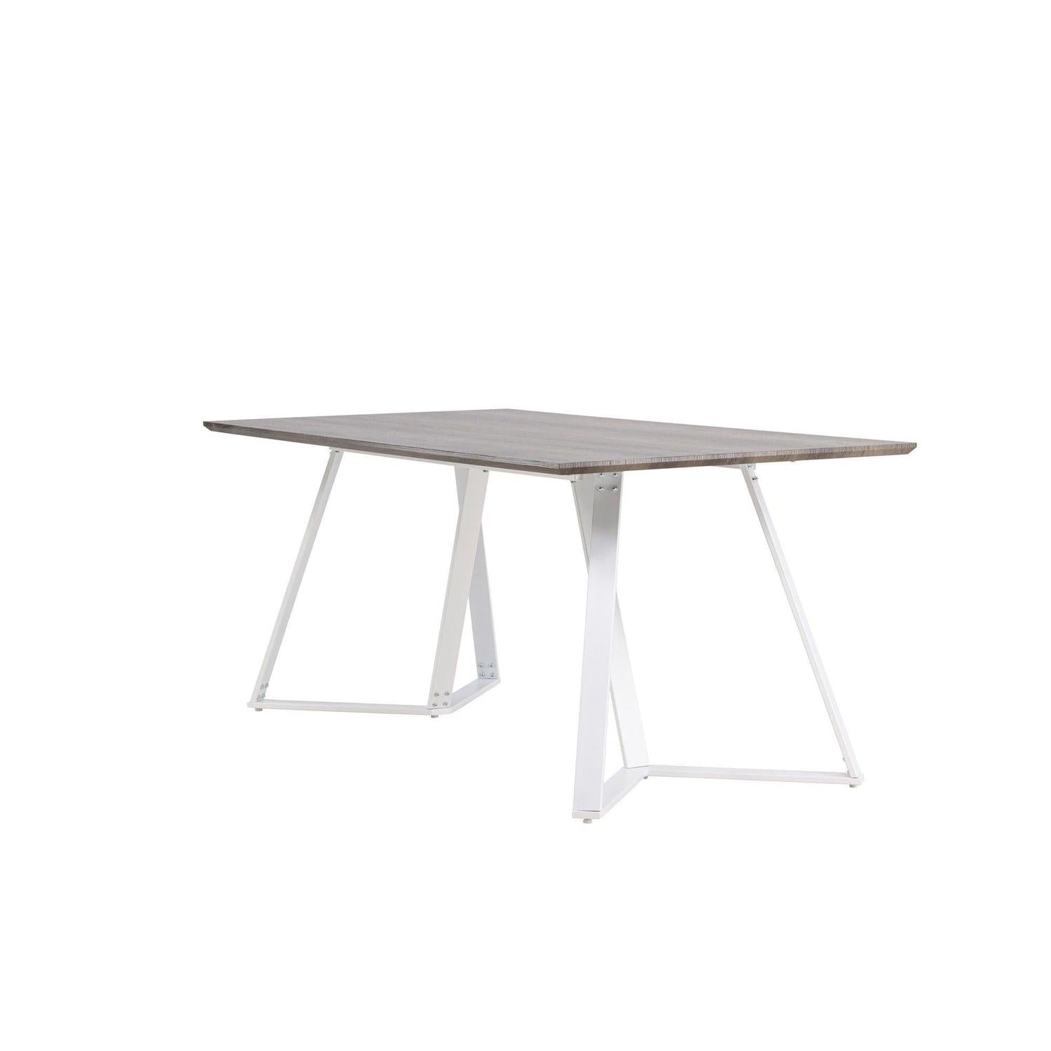 Esstisch Marina 180cm - Grau-Esstisch Rechteckig-Venture Home-le canapé