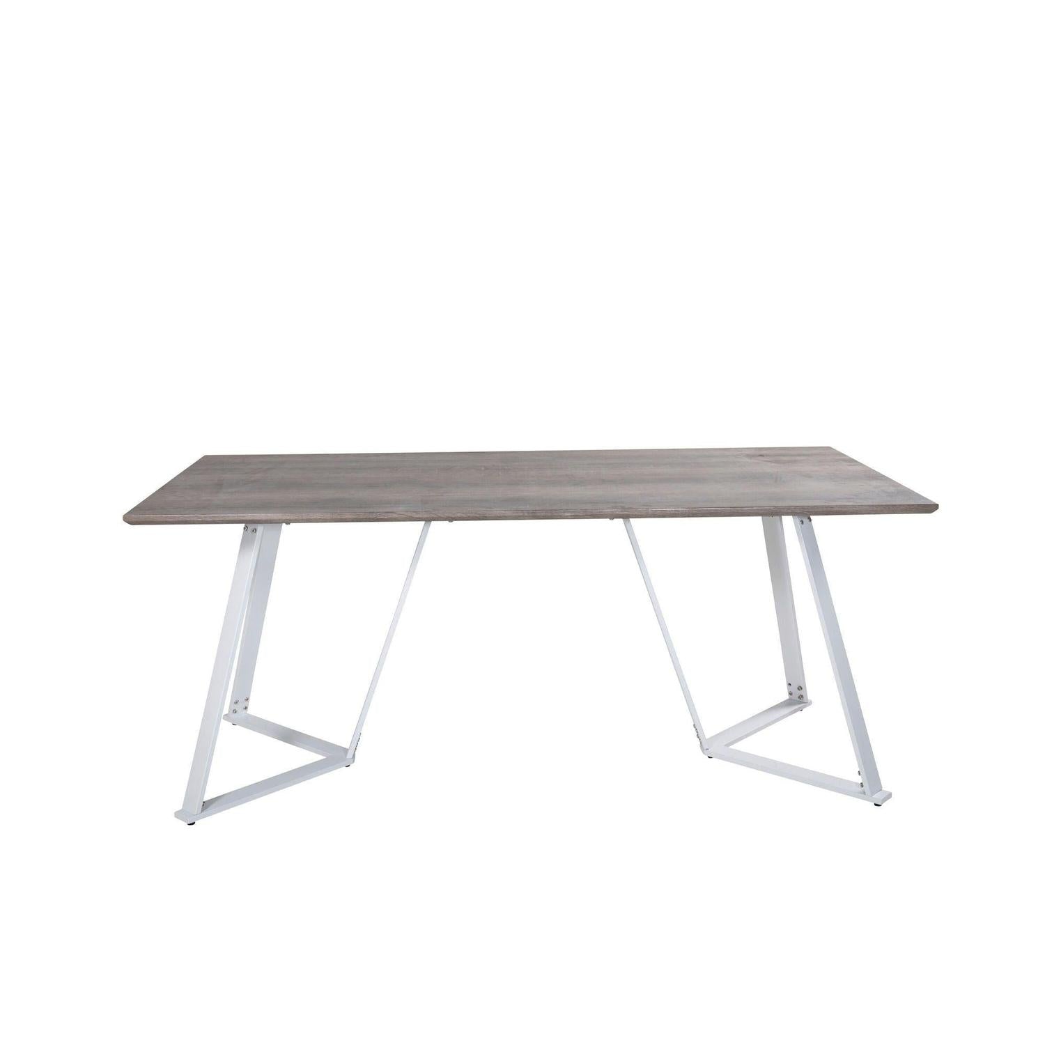 Esstisch Marina 180cm - Grau-Esstisch Rechteckig-Venture Home-le canapé