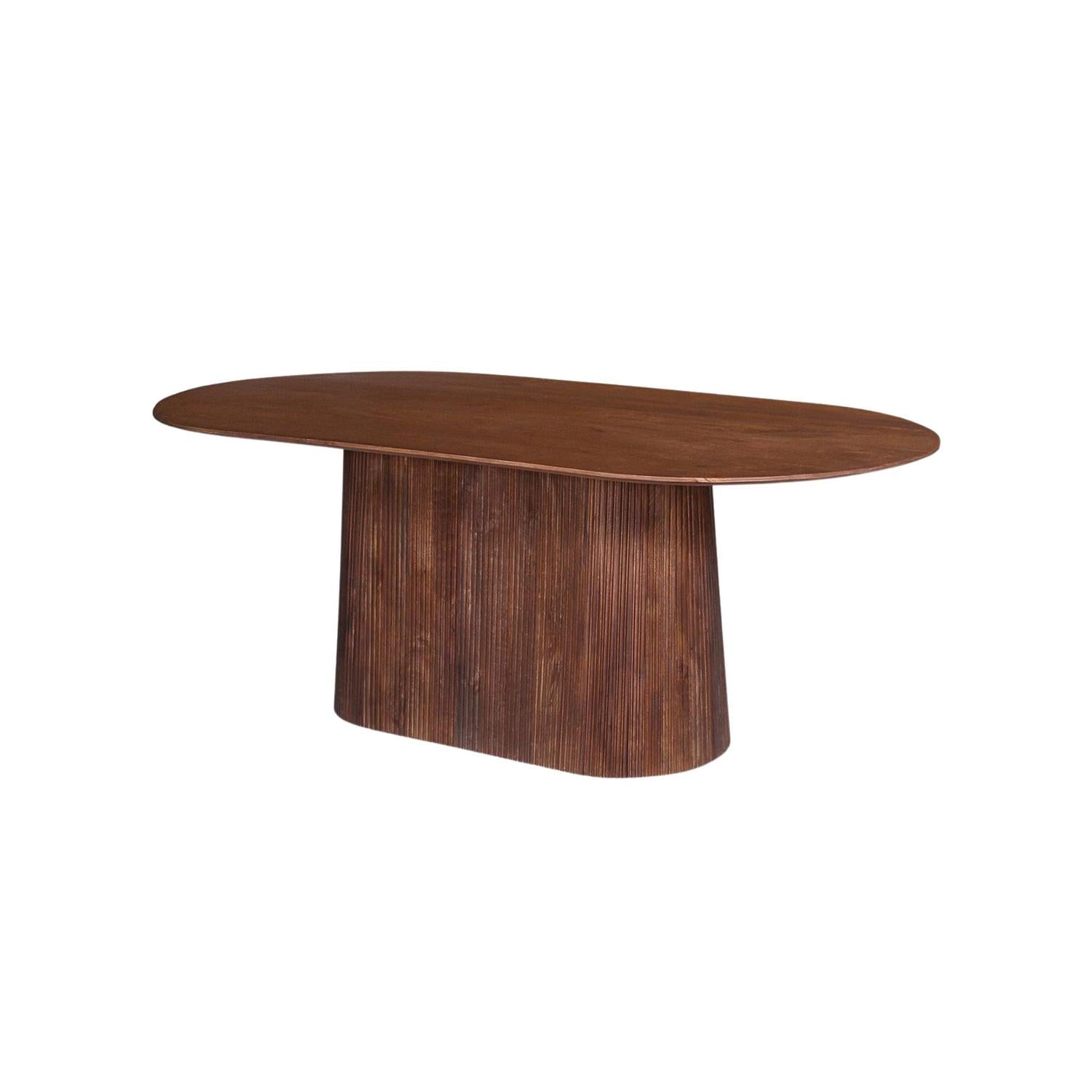 Esstisch Miguel Oval 200cm - Hellbraun-Esstisch Oval-Rousseau-le canapé