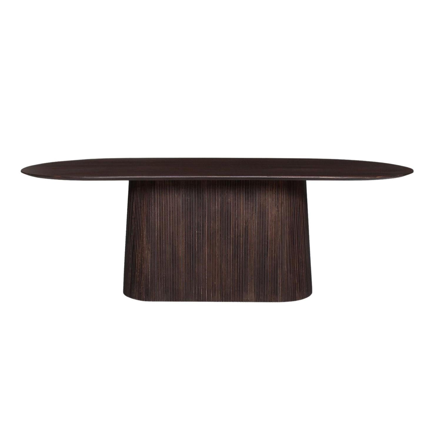 Esstisch Miguel Oval 230cm - Dunkelbraun-Esstisch Oval-Rousseau-le canapé