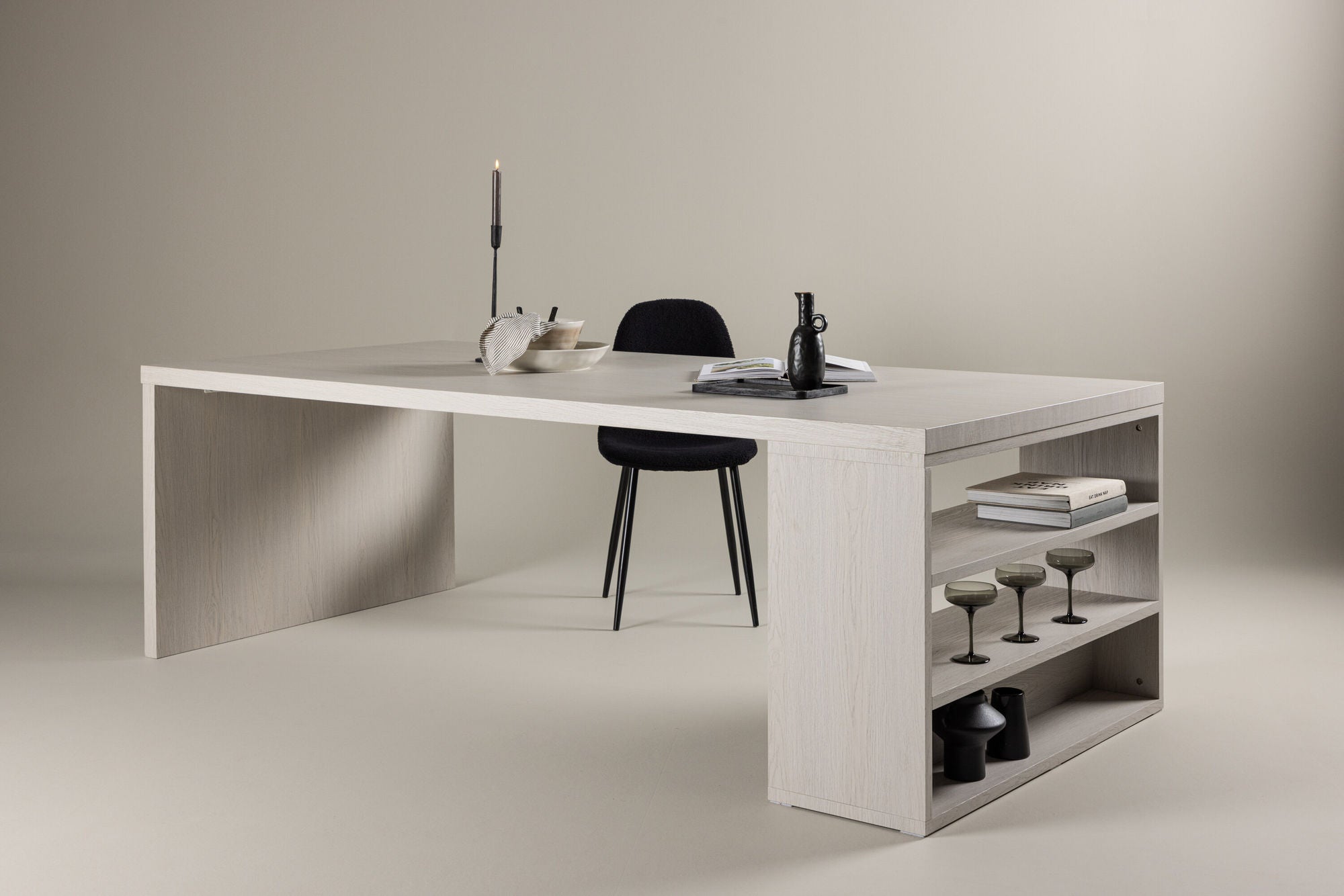 Esstisch Mika 230*110cm - Weiß-Esstisch Rechteckig-Venture Home-le canapé