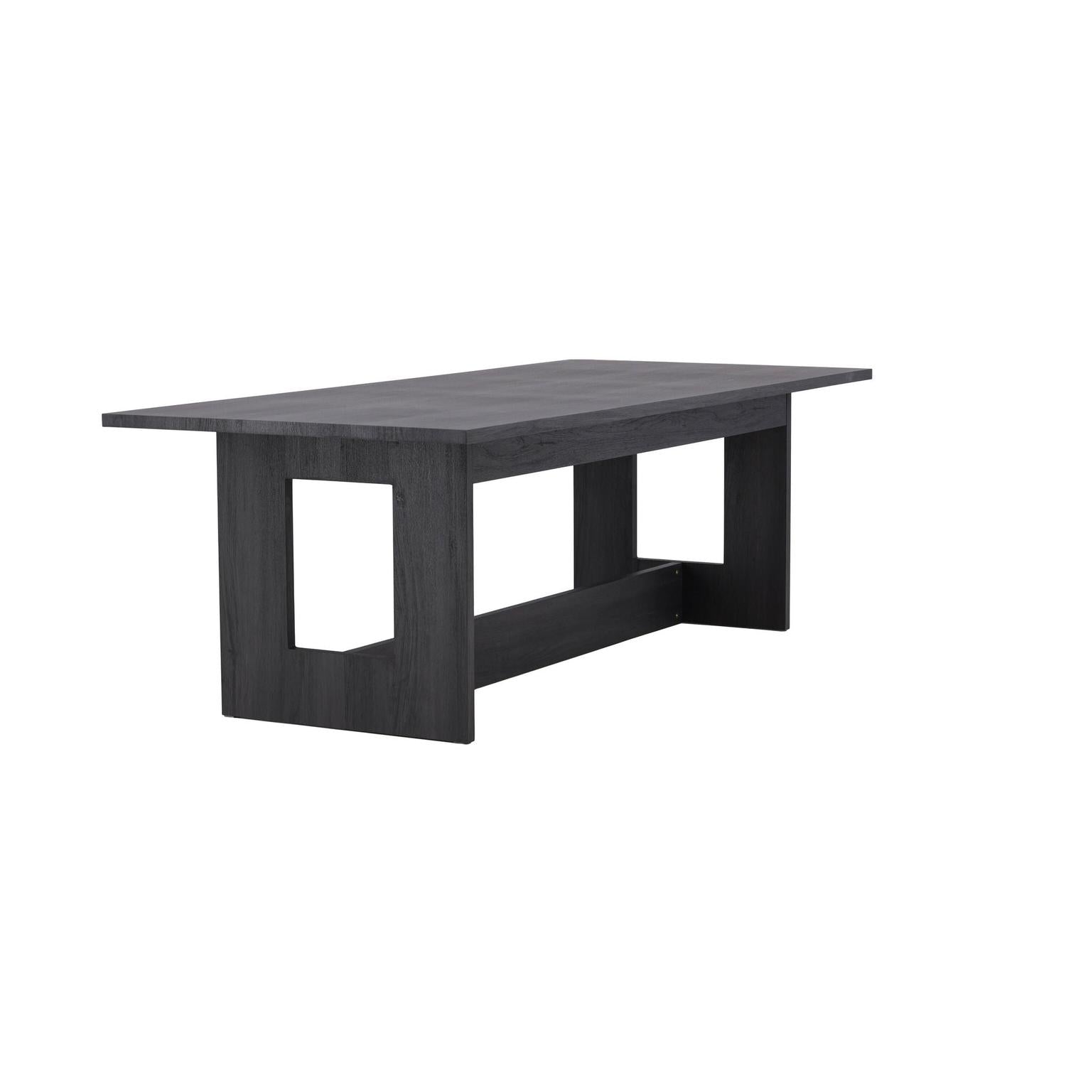 Esstisch Milly 235*100cm - Schwarz-Esstisch Rechteckig-Venture Home-le canapé