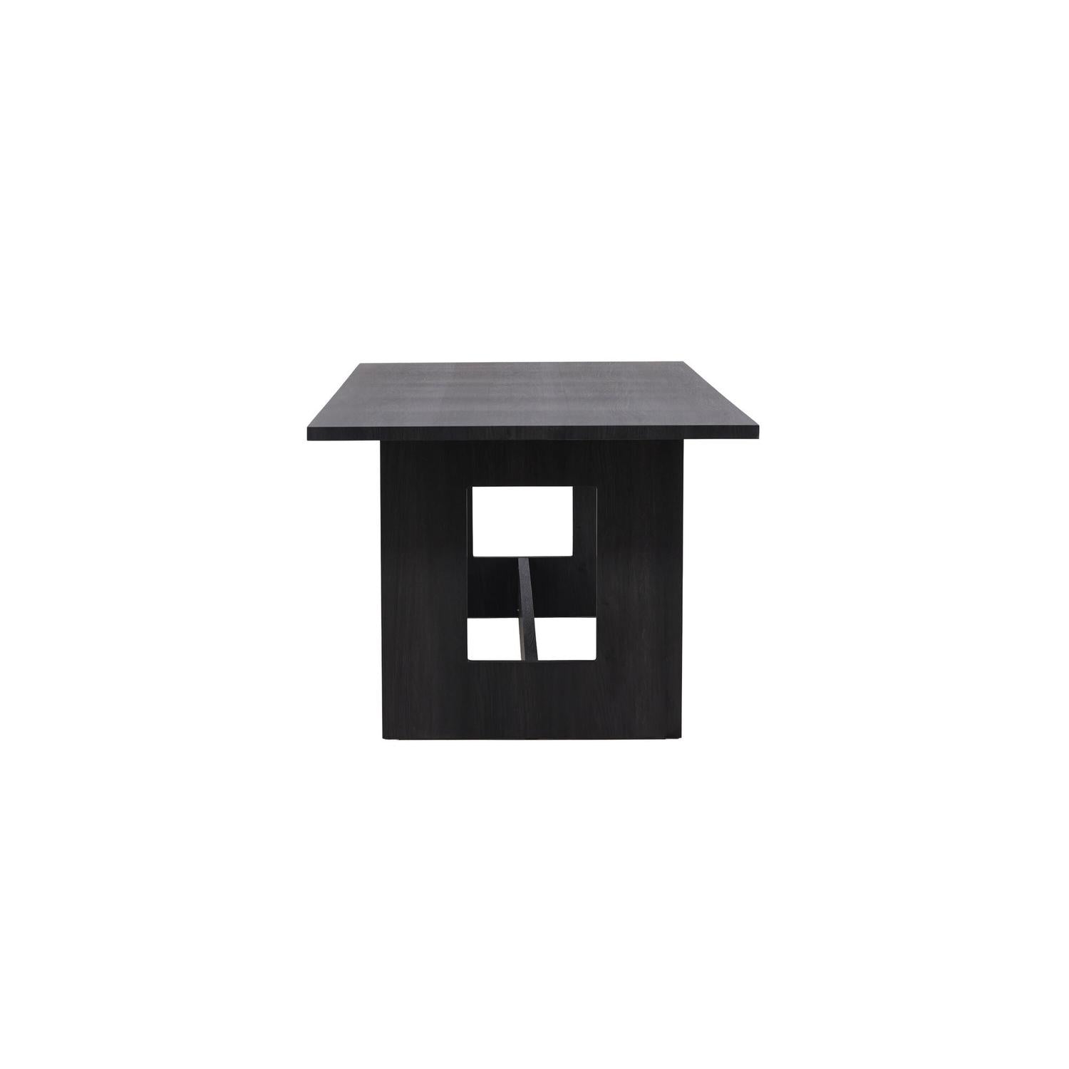 Esstisch Milly 235*100cm - Schwarz-Esstisch Rechteckig-Venture Home-le canapé