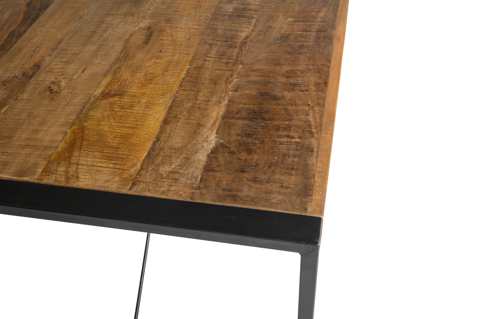 Esstisch Nairobi aus Mangoholz 220cm - Natur-Esstische Rechteckig-Livingfurn-le canapé