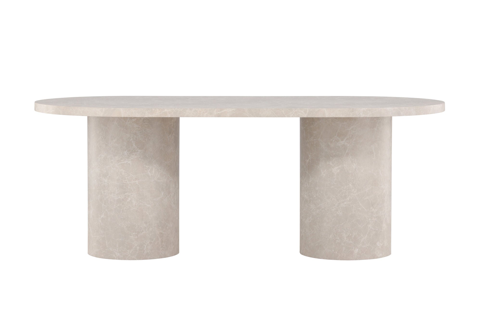 Esstisch Narvik Oval 200*100cm - Beige Marmor Optik7340220833167Esstisch Oval