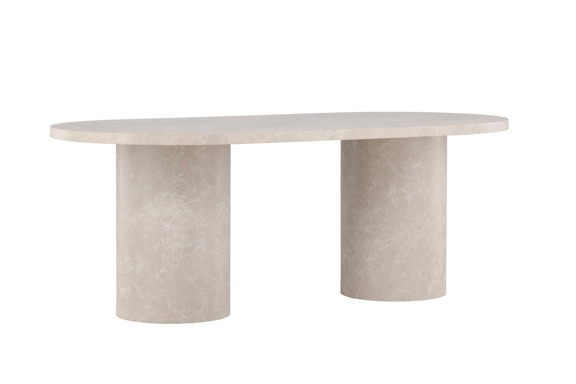 Esstisch Narvik Oval 200*100cm - Beige Marmor Optik7340220833167Esstisch Oval