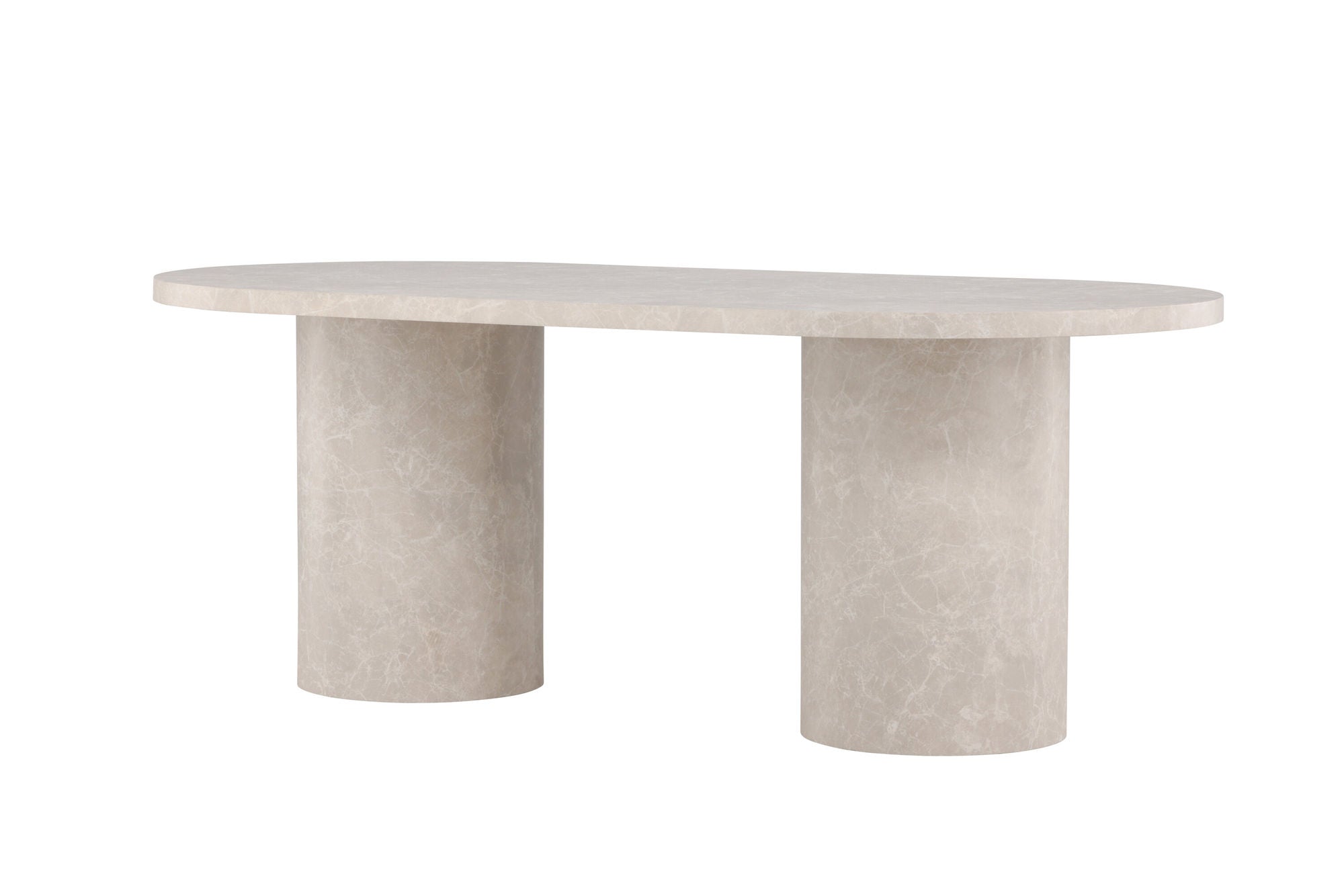 Esstisch Narvik Oval 200*100cm - Beige Marmor Optik7340220833167Esstisch Oval