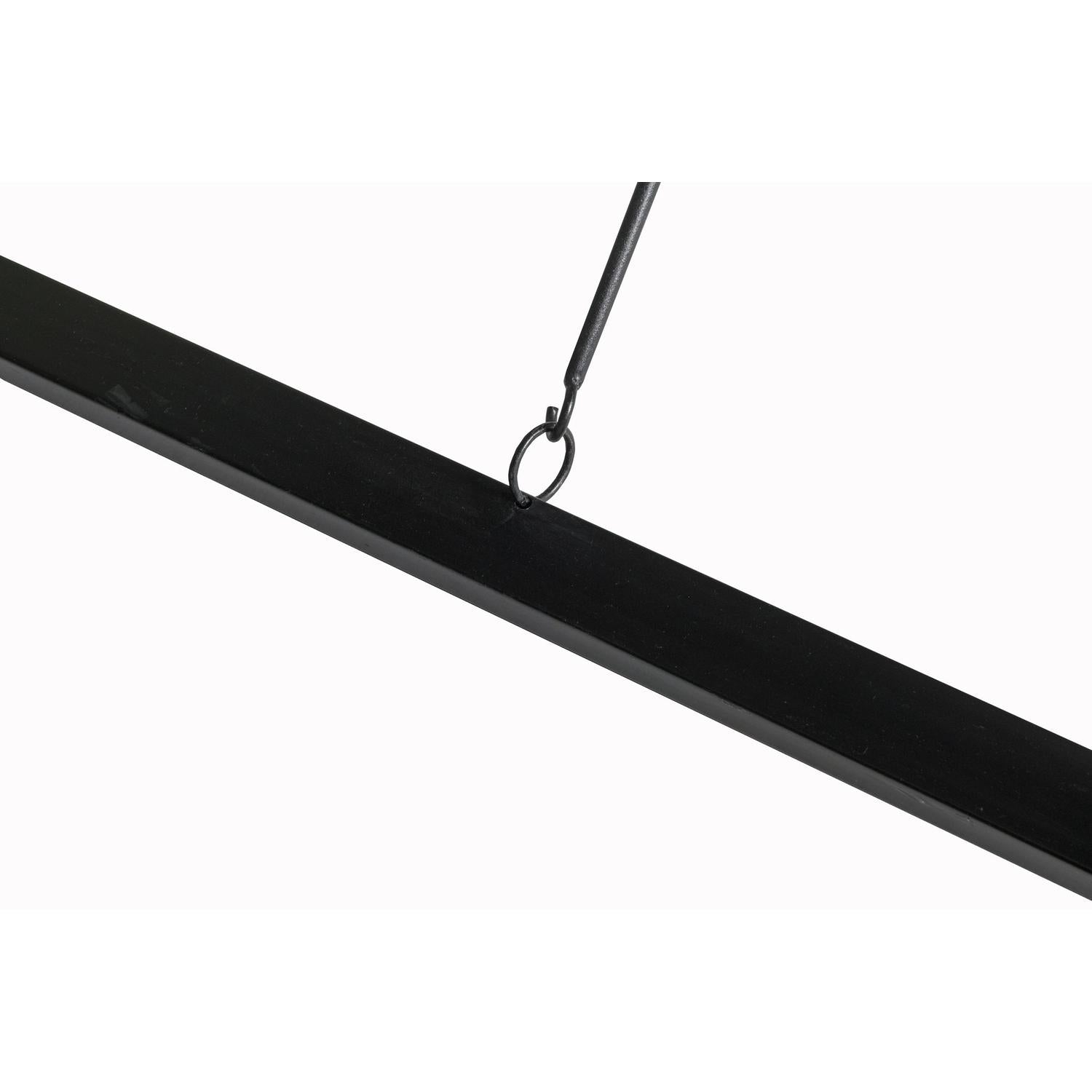 Esstisch Norris aus Mangoholz 160cm - Schwarz-Esstische Rechteckig-Livingfurn-le canapé