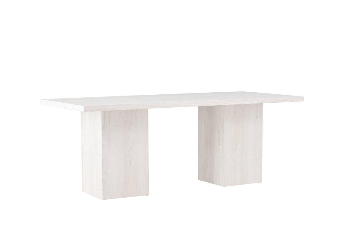 Esstisch Olga 200cm - Weiß-Esstische Rechteckig-Venture Home-le canapé