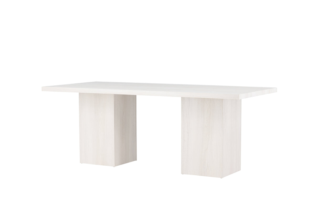 Esstisch Olga 200cm - Weiß-Esstische Rechteckig-Venture Home-le canapé