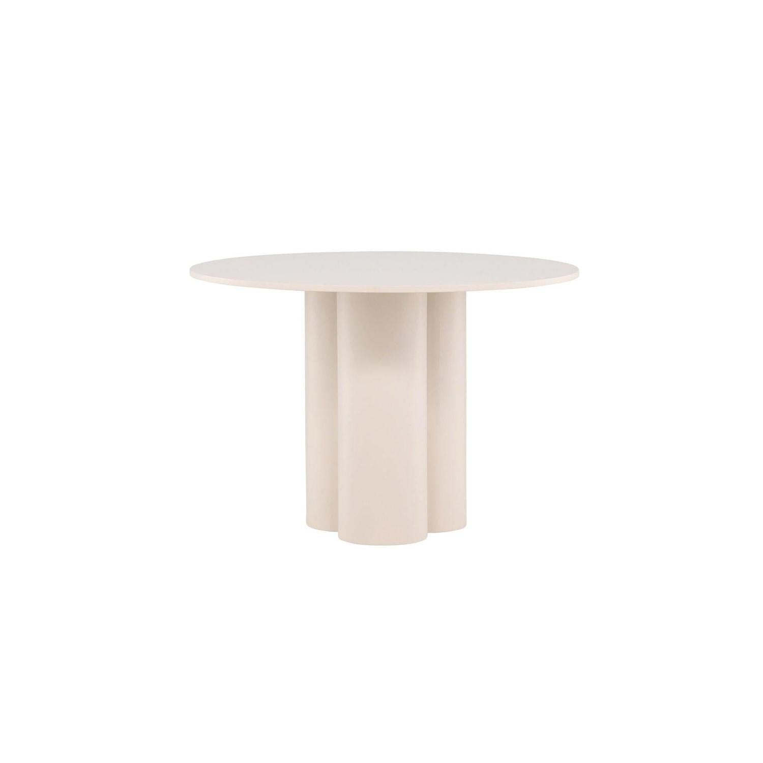 Esstisch Olivia ⌀110cm - Beige-Esstisch Rund-Venture Home-le canapé