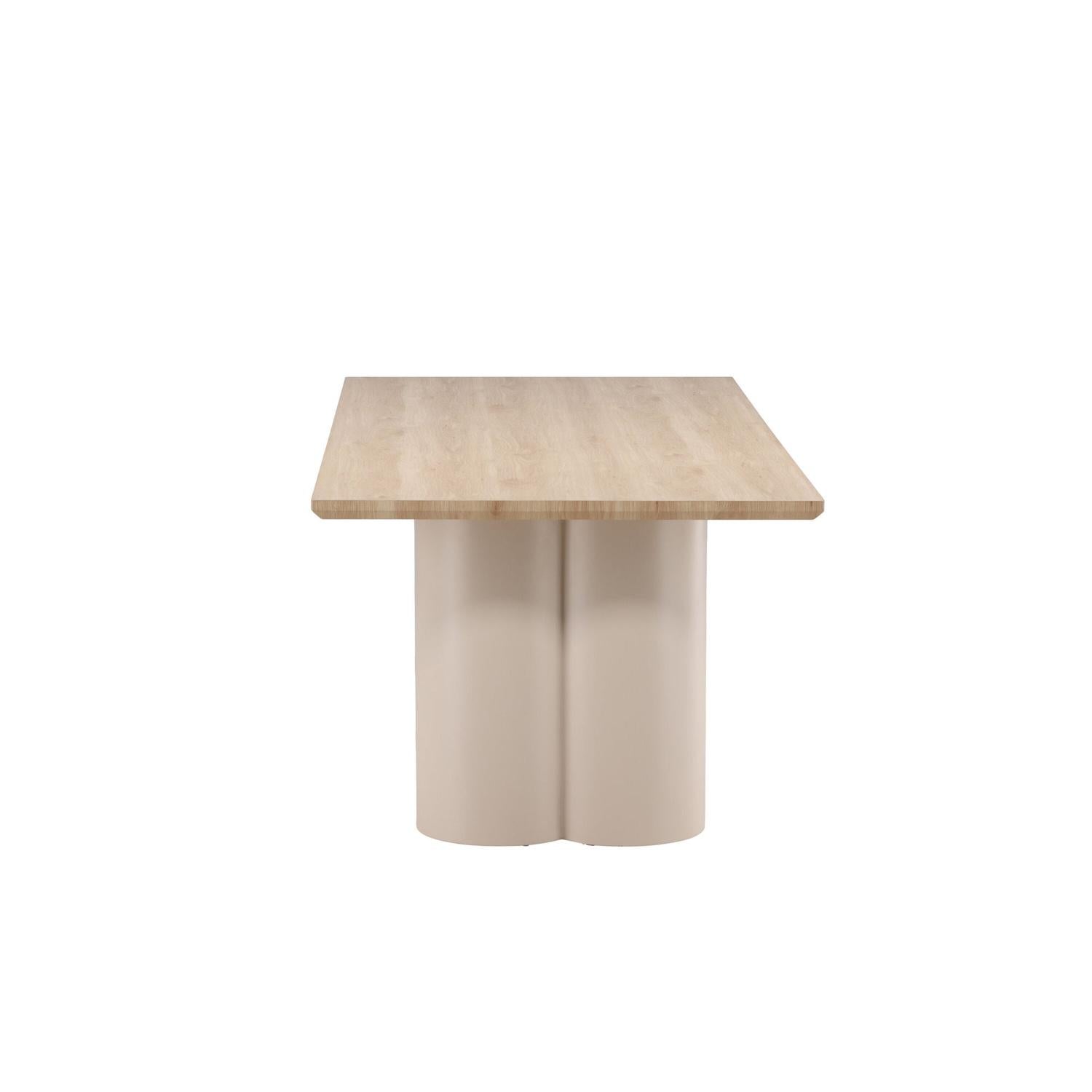 Esstisch Olivia 210*100cm - Cremeweiß-Esstisch Rechteckig-Venture Home-le canapé