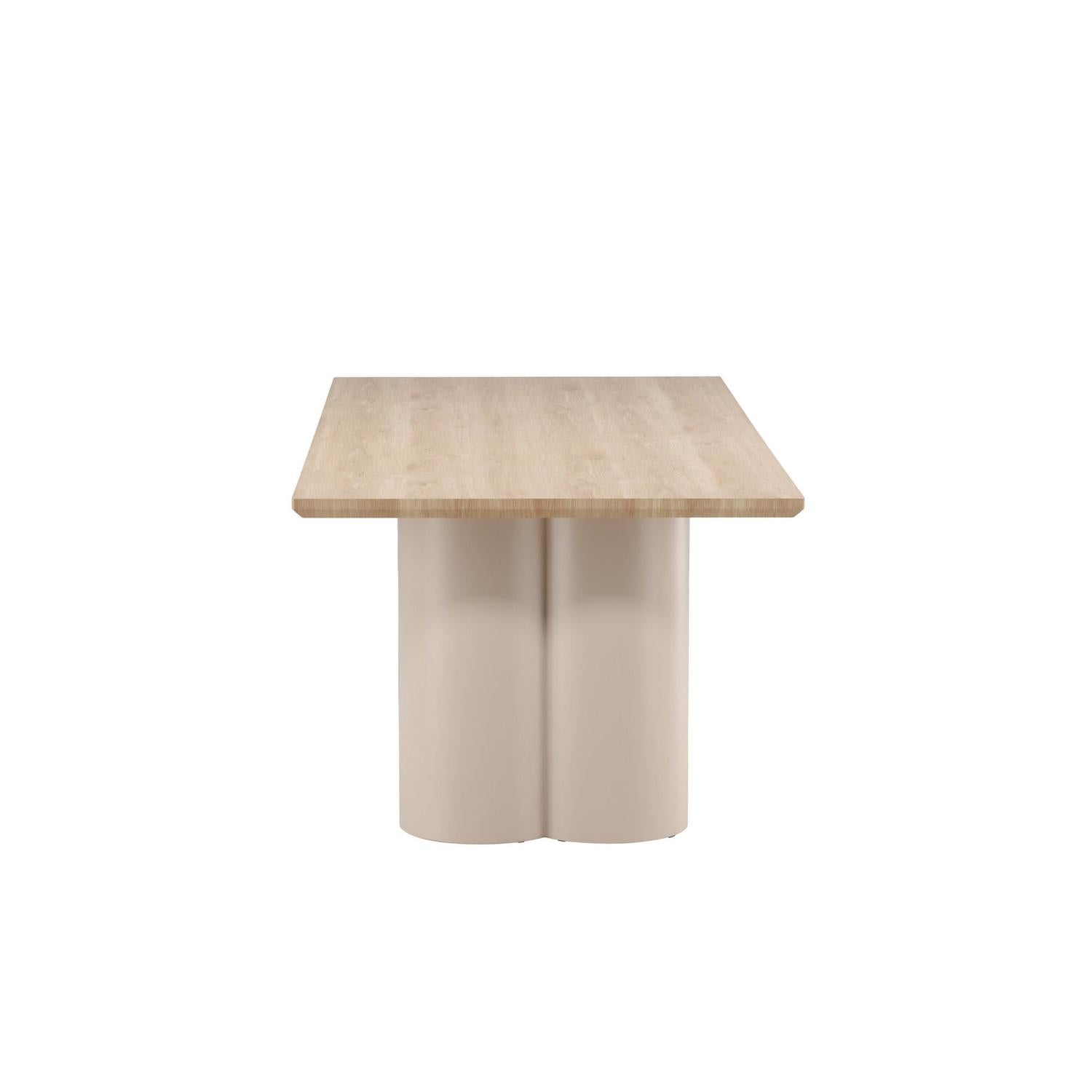 Esstisch Olivia 210*100cm - Cremeweiß-Esstische Rechteckig-Venture Home-le canapé