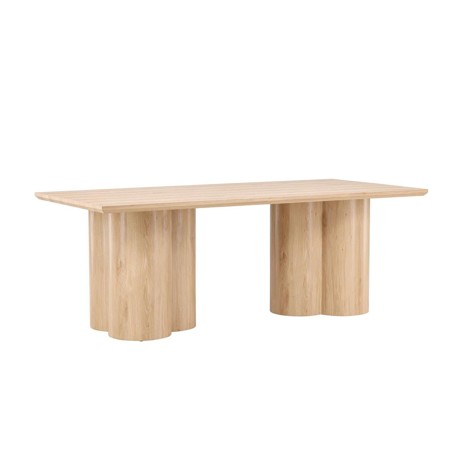 Esstisch Olivia 210*100cm - Hellbraun-Esstische Rechteckig-Venture Home-le canapé