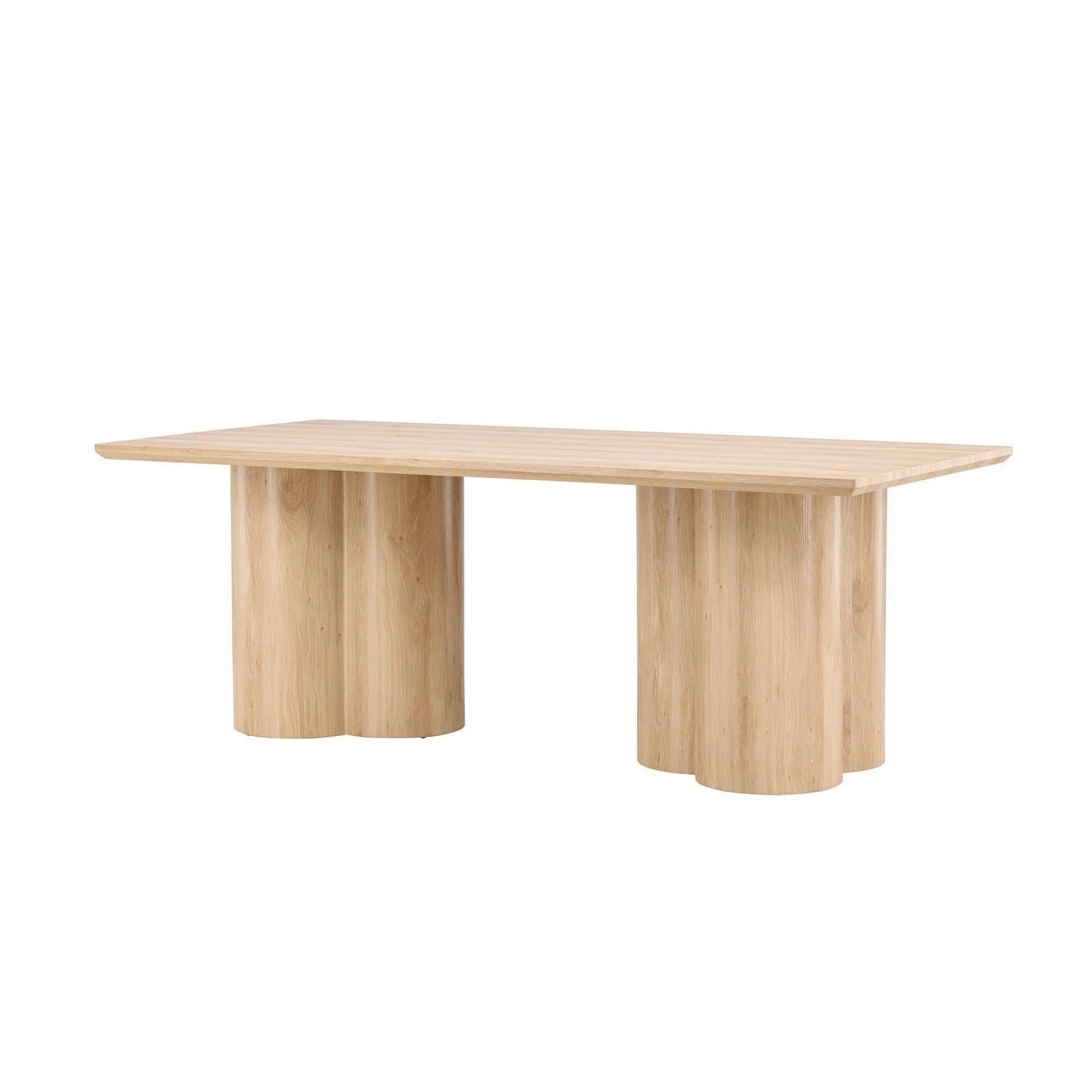 Esstisch Olivia 210*100cm - Hellbraun-Esstische Rechteckig-Venture Home-le canapé