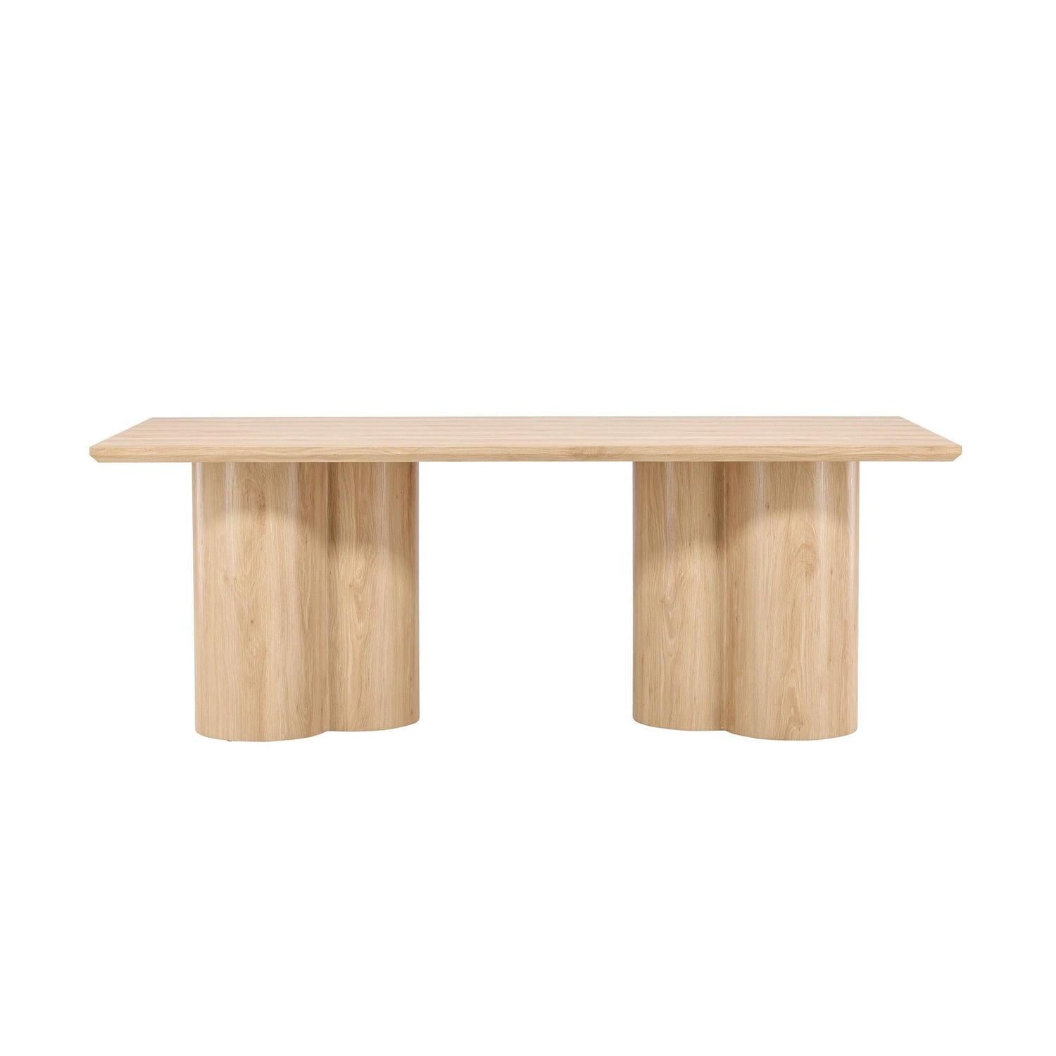 Esstisch Olivia 210*100cm - Hellbraun-Esstische Rechteckig-Venture Home-le canapé