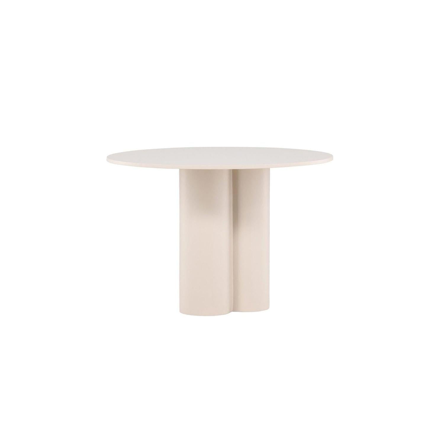 Esstisch Olivia Ø110cm - Beige-Esstische Rund-Venture Home-le canapé