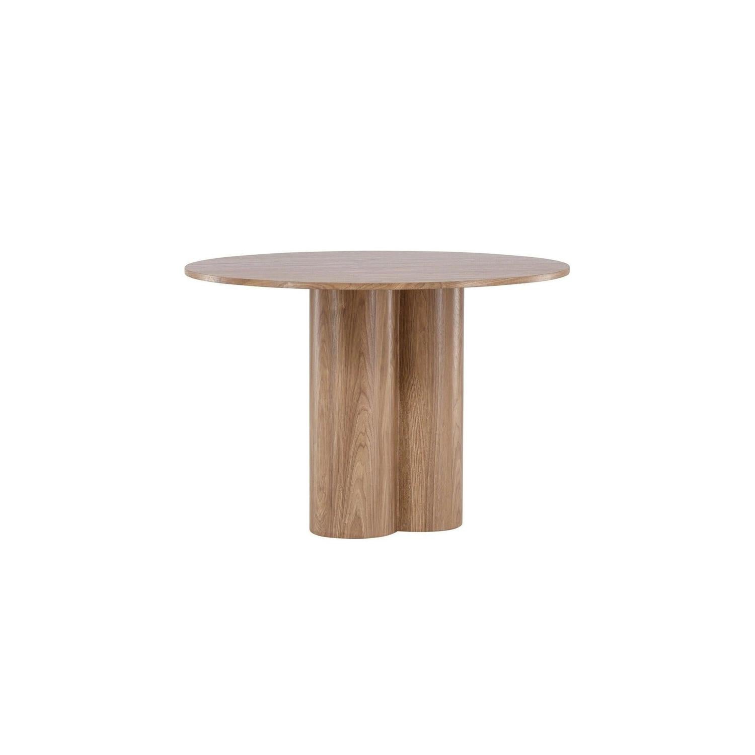 Esstisch Olivia Ø110cm - Braun-Esstische Rund-Venture Home-le canapé