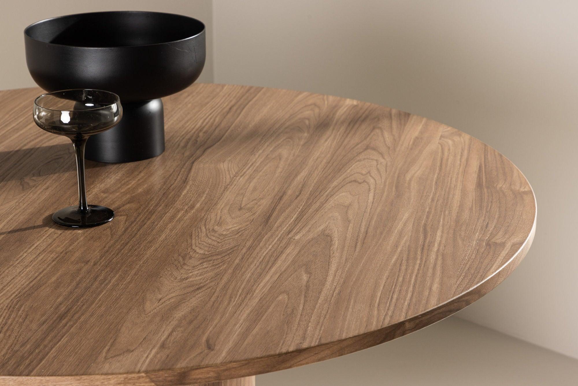Esstisch Olivia Ø110cm - Braun-Esstische Rund-Venture Home-le canapé
