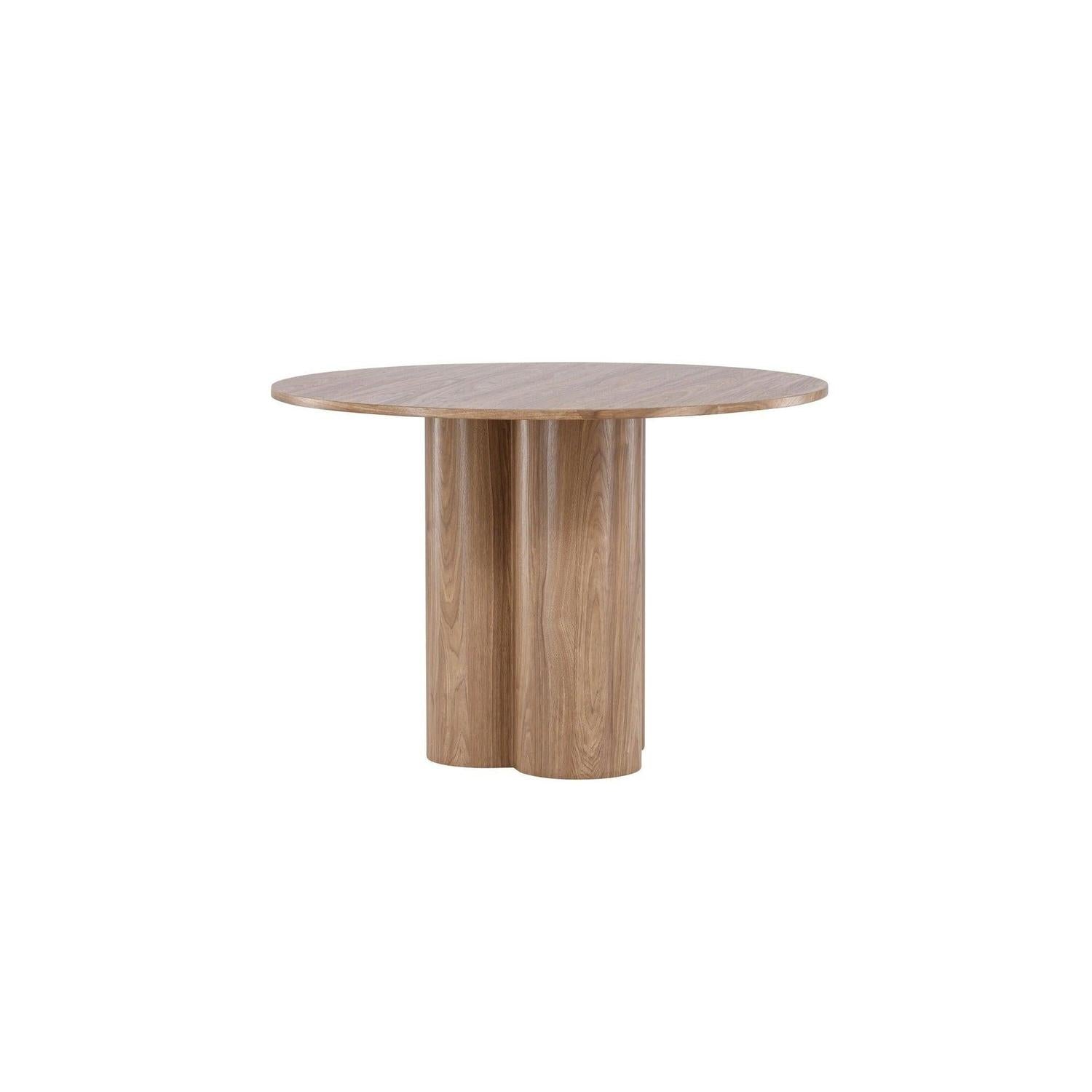 Esstisch Olivia Ø110cm - Braun-Esstische Rund-Venture Home-le canapé