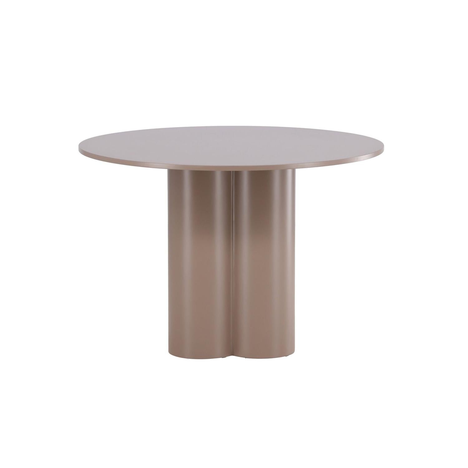 Esstisch Olivia Ø110cm - Dunkelbraun-Esstisch Rund-Venture Home-le canapé