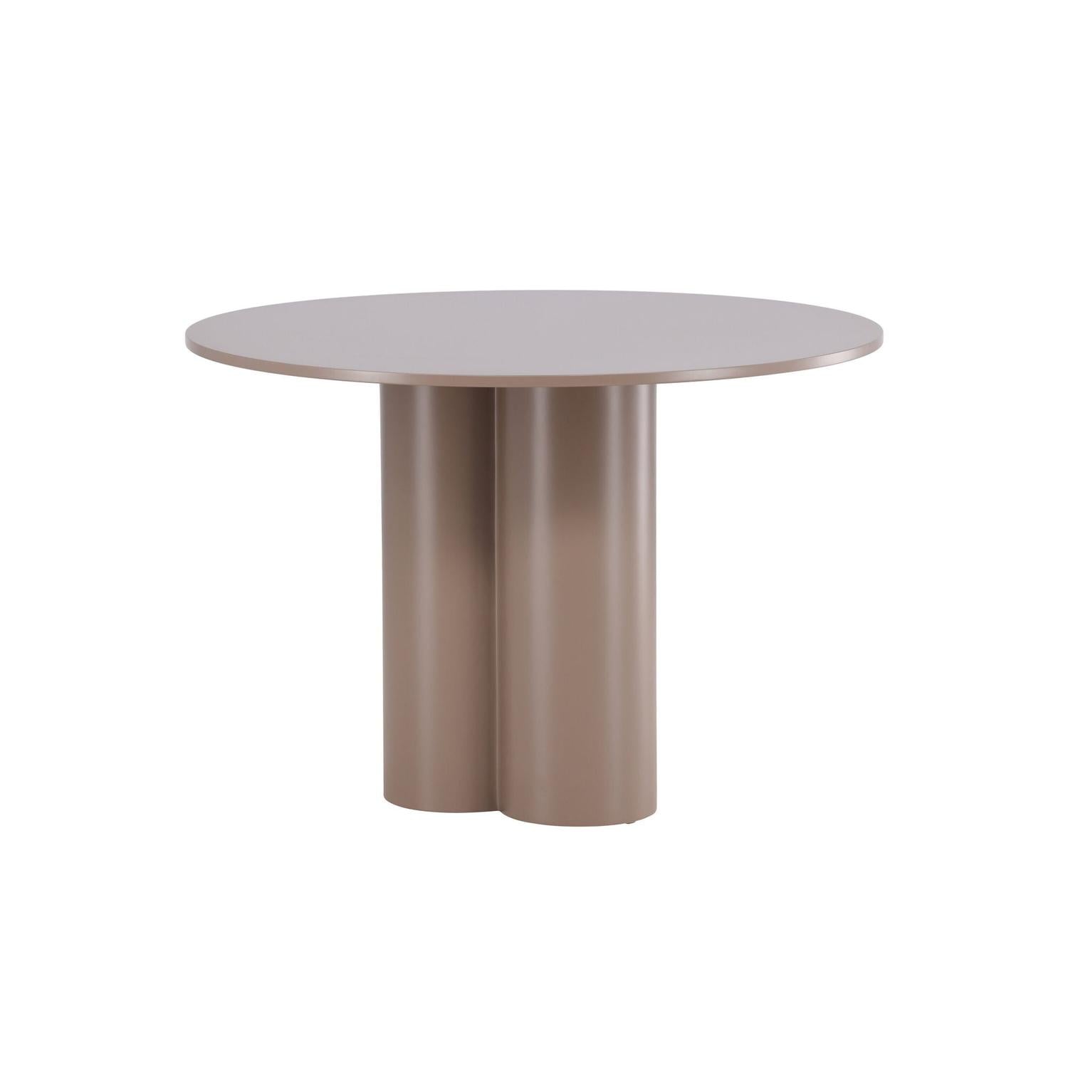 Esstisch Olivia Ø110cm - Dunkelbraun-Esstisch Rund-Venture Home-le canapé