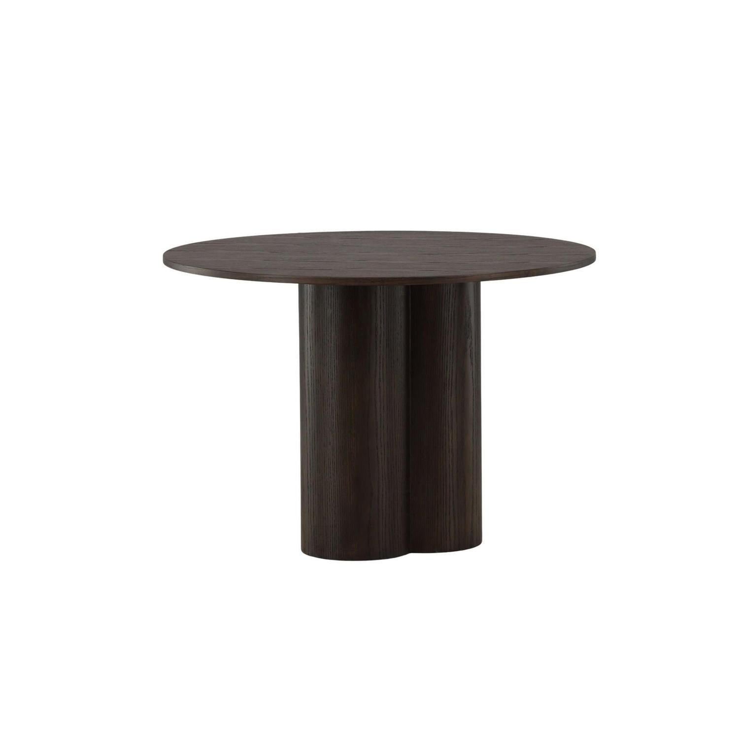 Esstisch Olivia Ø110cm - Mokka-Esstische Rund-Venture Home-le canapé