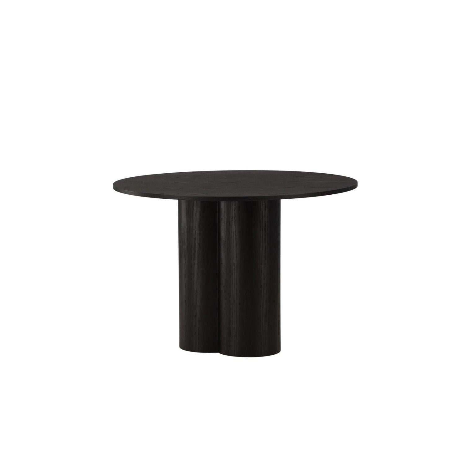 Esstisch Olivia ø110cm - SchwarzEsstisch Rund