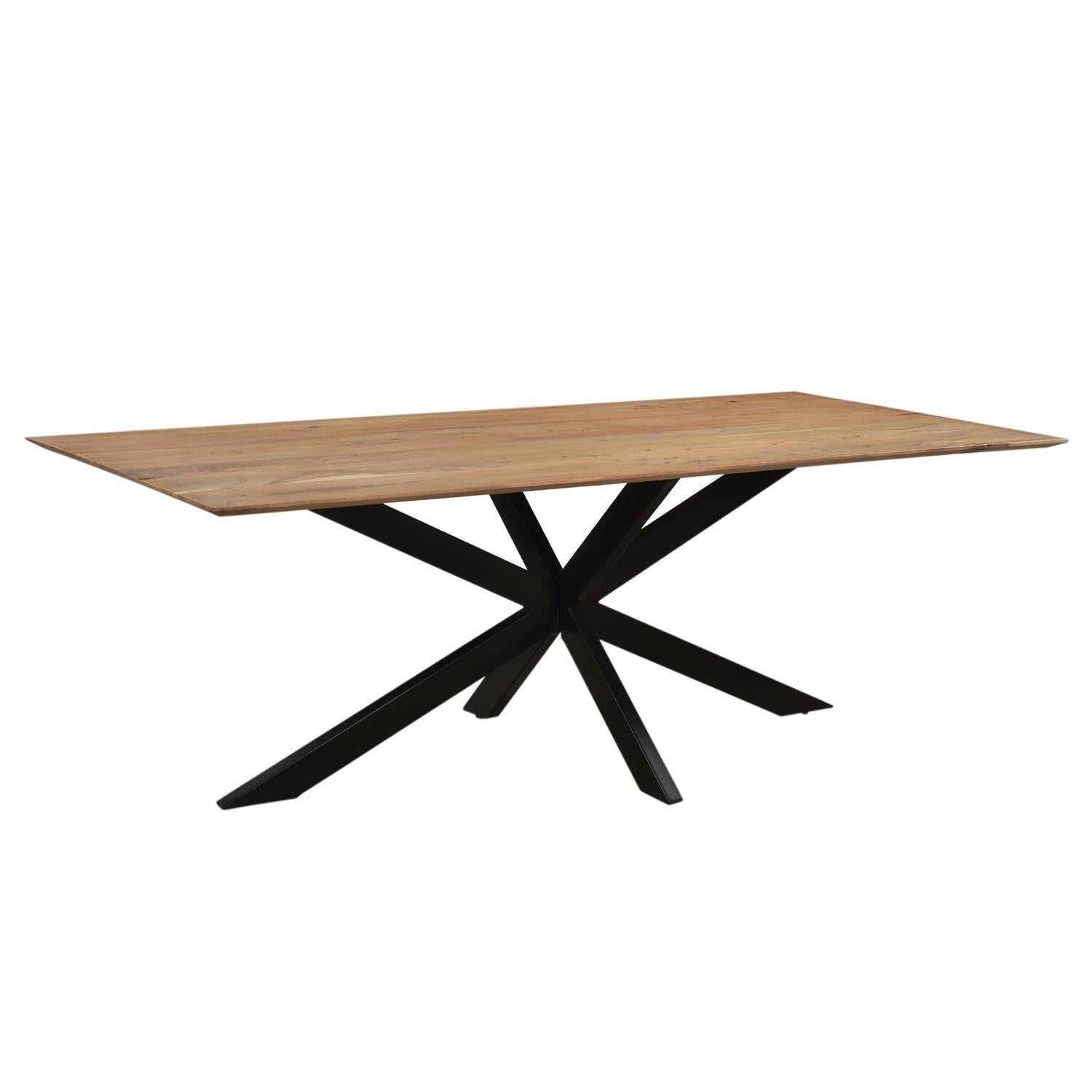 Esstisch Oslo aus Akazienholz 220cm - Hellbraun-Esstische Rechteckig-Livingfurn-le canapé