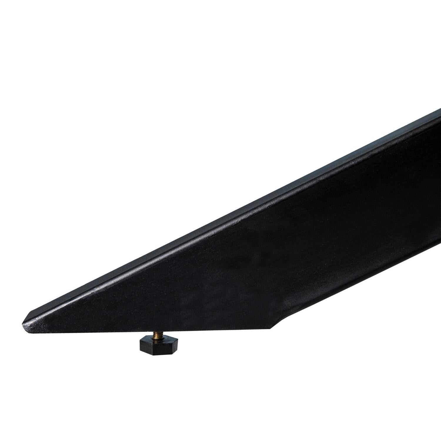 Esstisch Oslo aus Akazienholz 220cm - Schwarz-Esstische Rechteckig-Livingfurn-le canapé