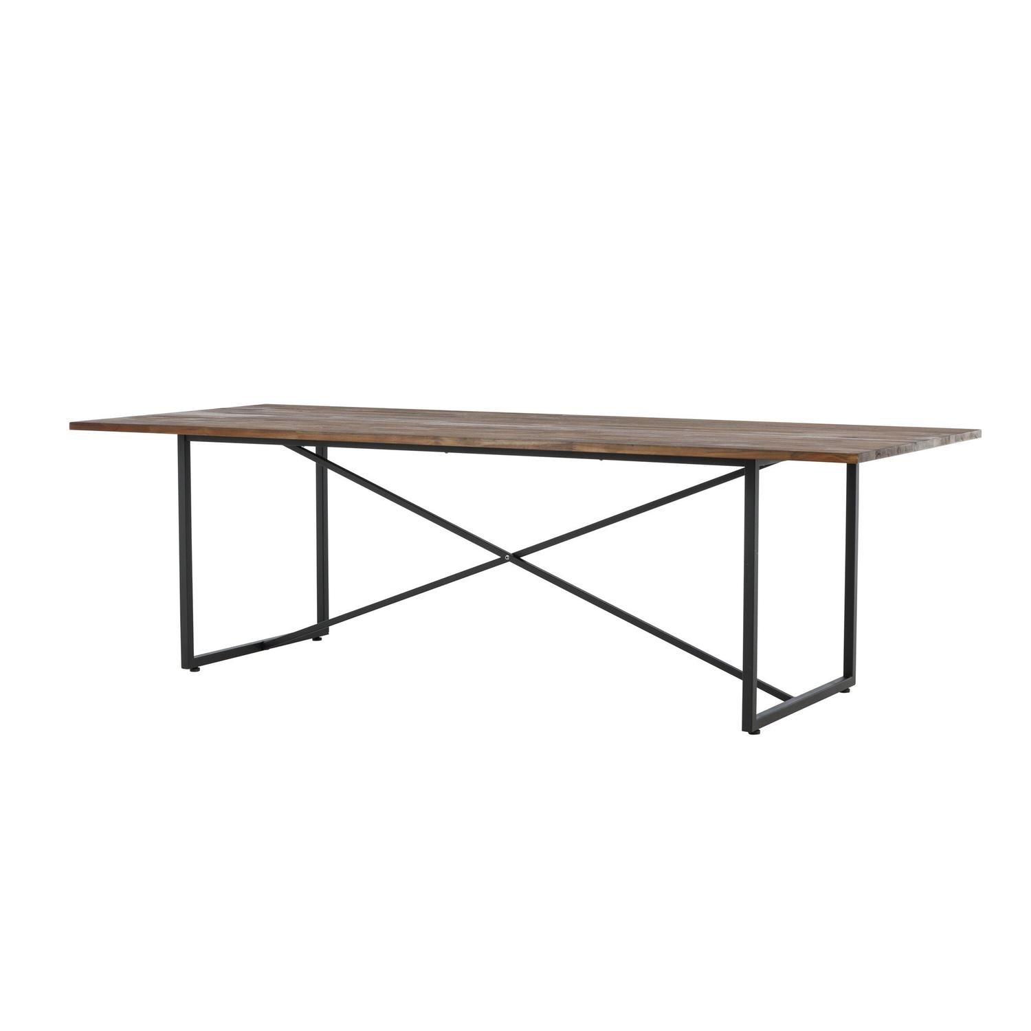 Esstisch Padang 250*100cm Teak - Dunkelbraun-Esstisch Rechteckig-Venture Home-le canapé